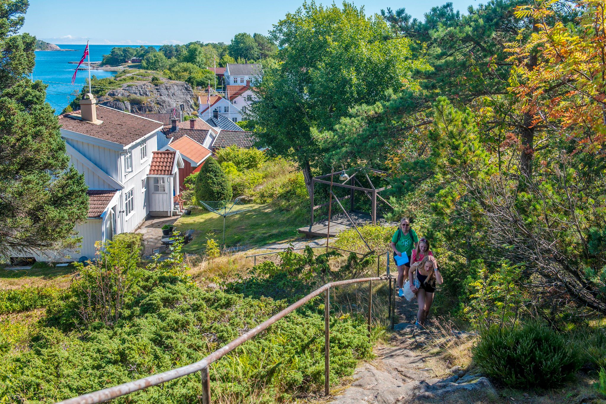 Stien opp mot Loshytta - Merdø i Arendal