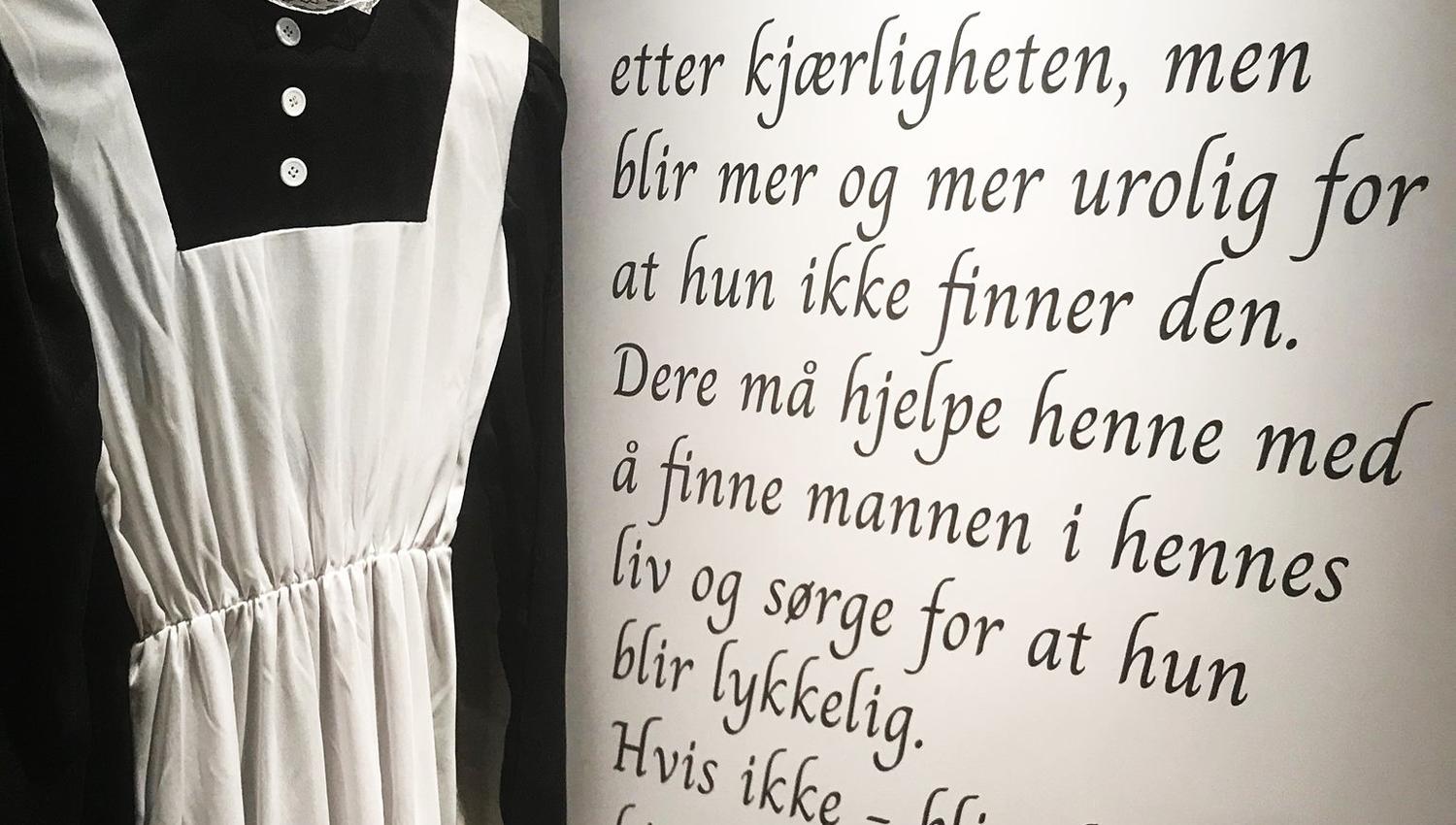 Stemningsbilde fra Escape History, Den hvite dame, Fredriksten Hotell