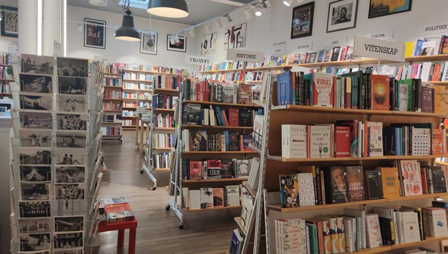 Books about a wide assortment of topics.