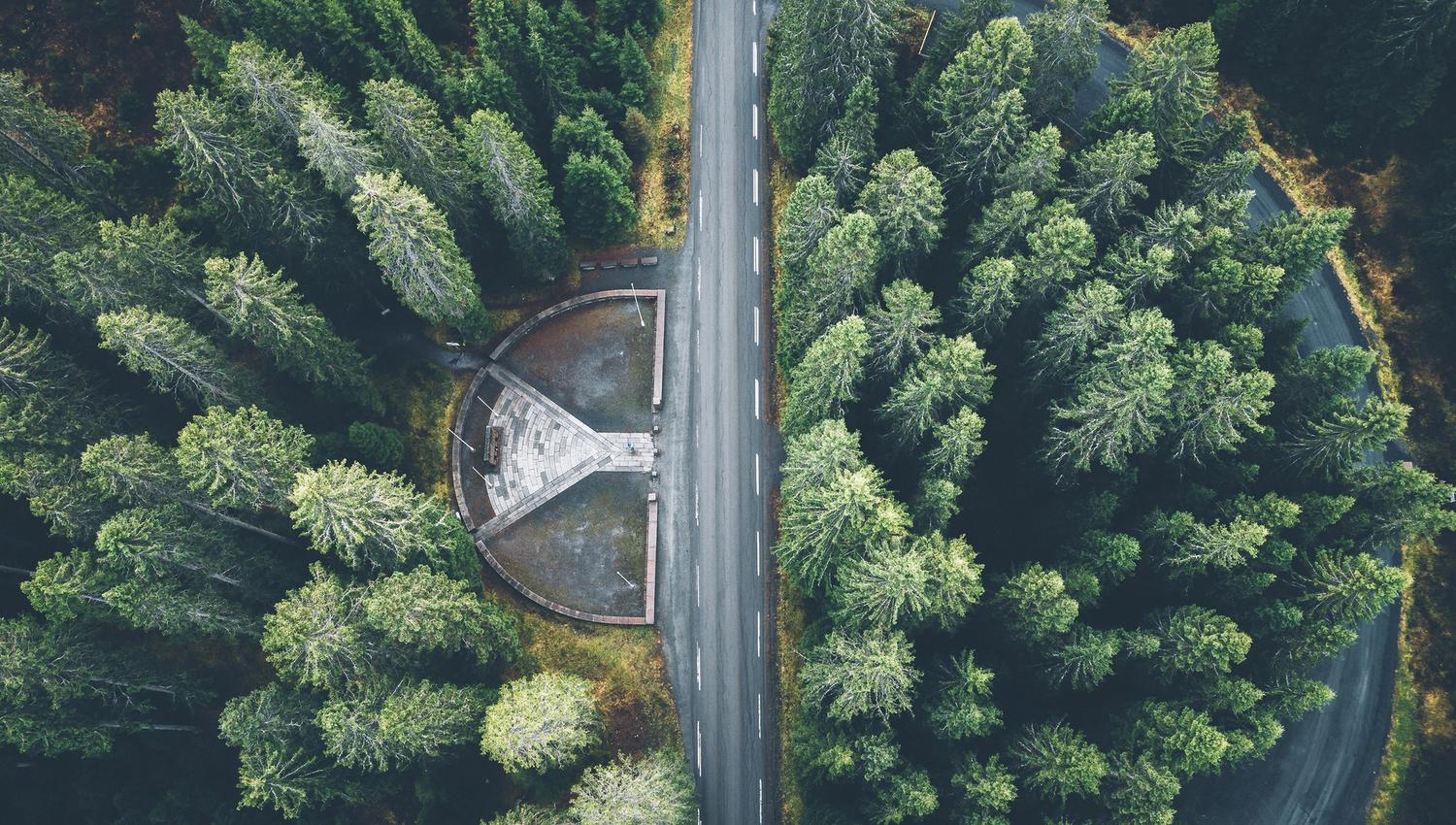 Memorial site in the Falstad forest
