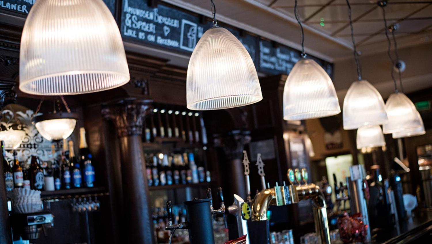 Have dinner and a drink at the bar.