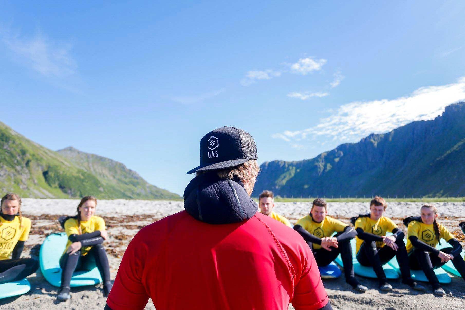 Beginner Surf Lesson - Unstad Arctic Surf