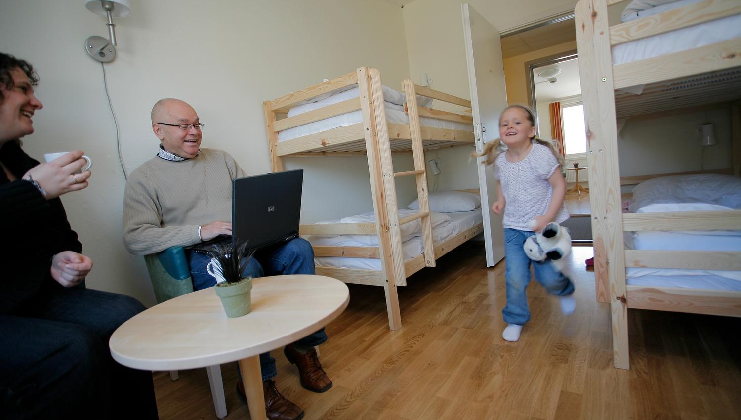 Gjøvik Vandrerhjem Hovdetun firesengsrom