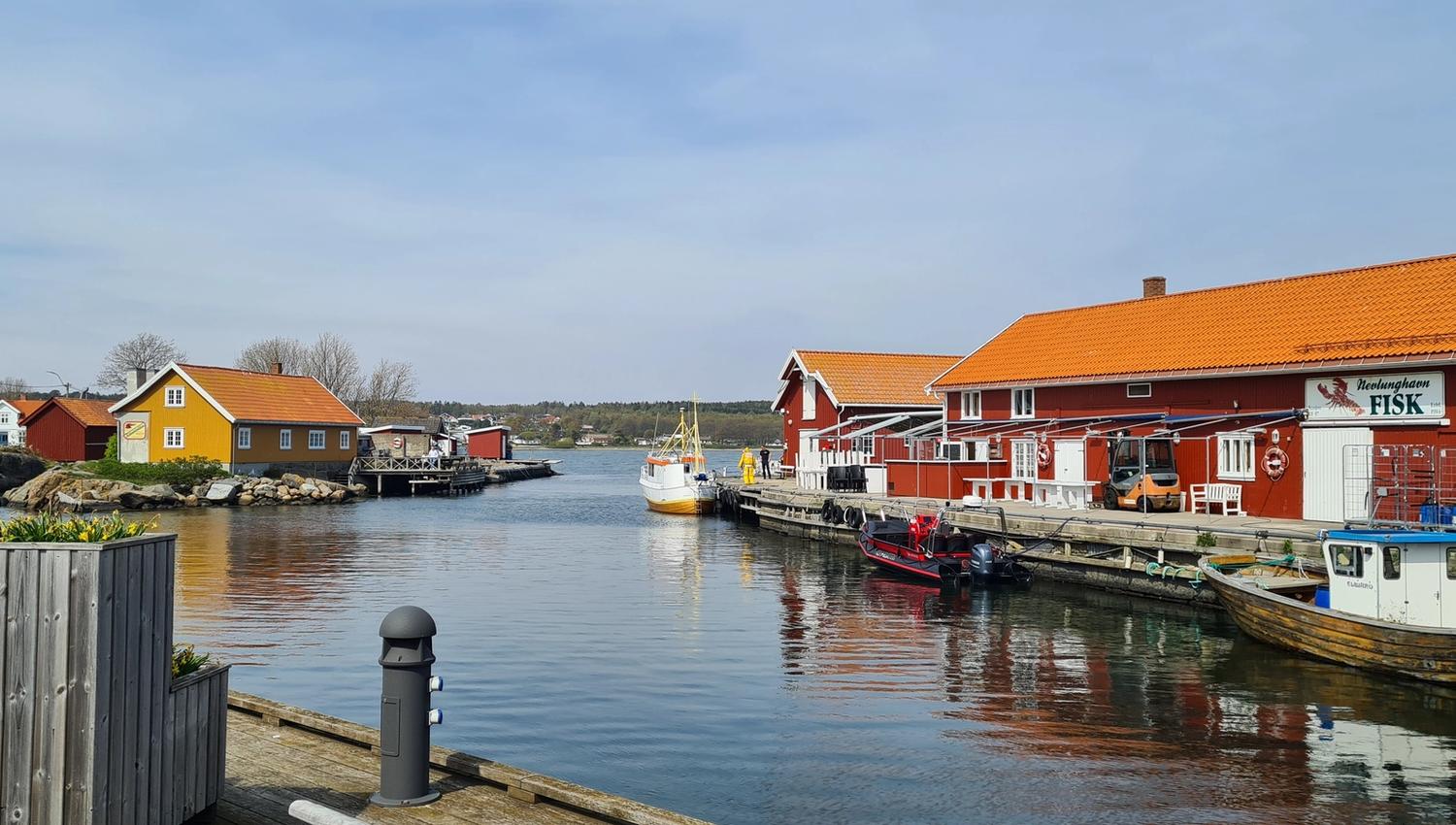 Brygga i Nevlunghavn