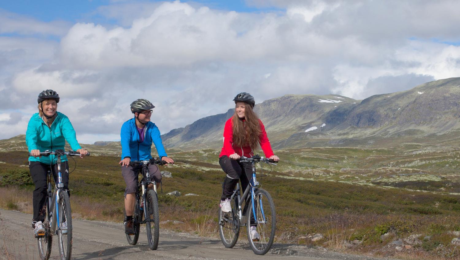 Sykling på Bergsjø