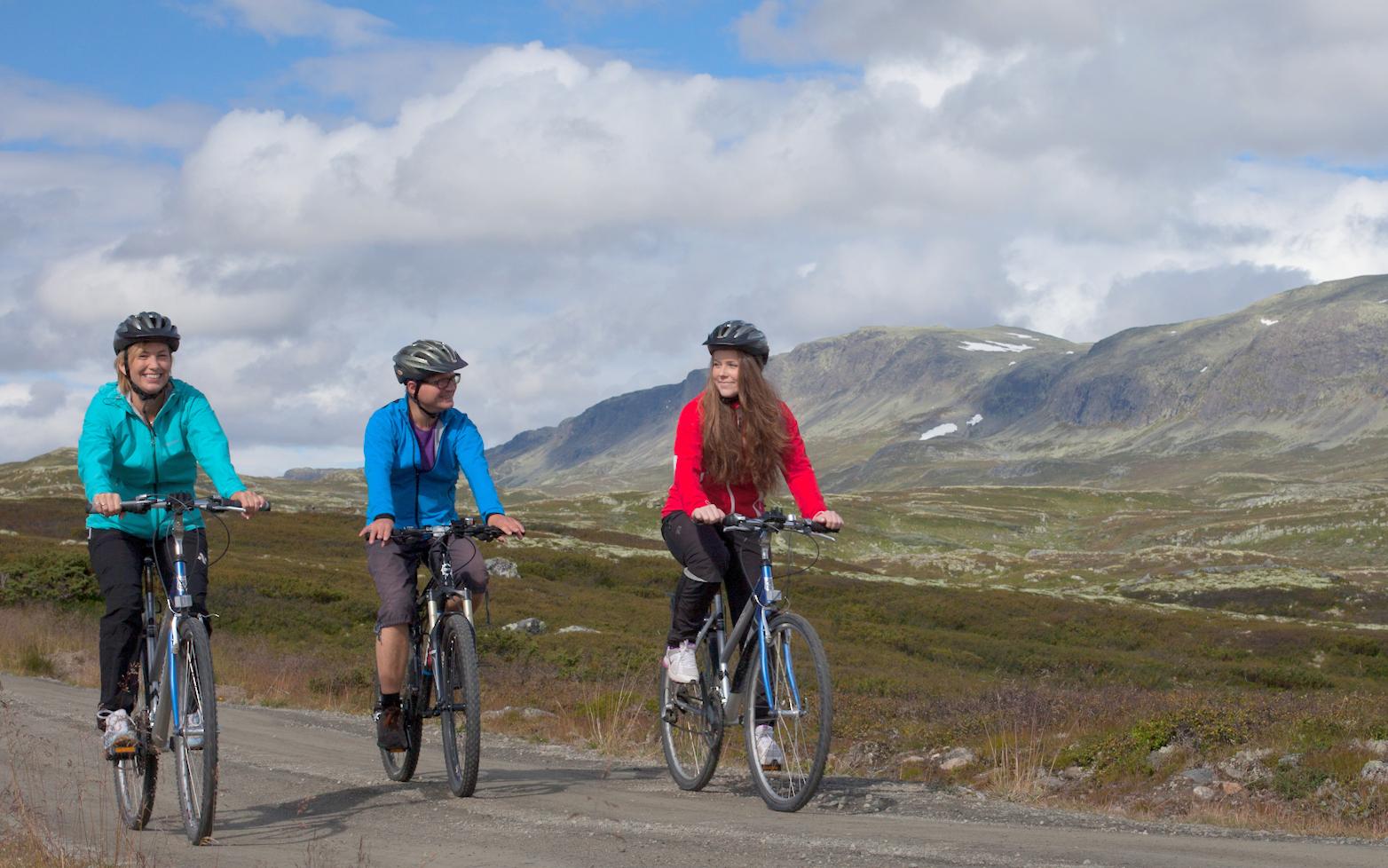 Sykling på Bergsjø