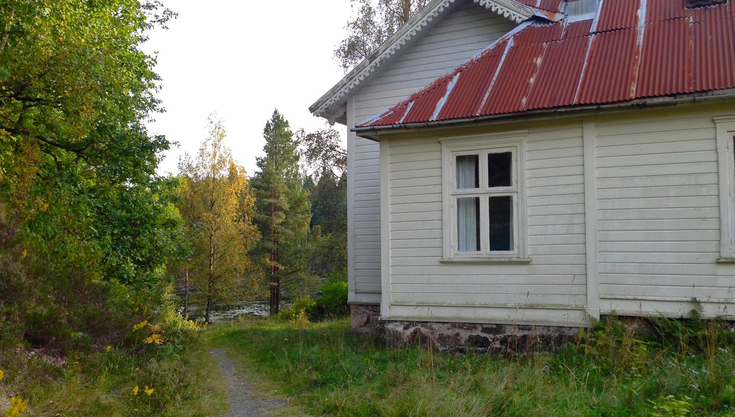 Hus ved Valbergtjenna
