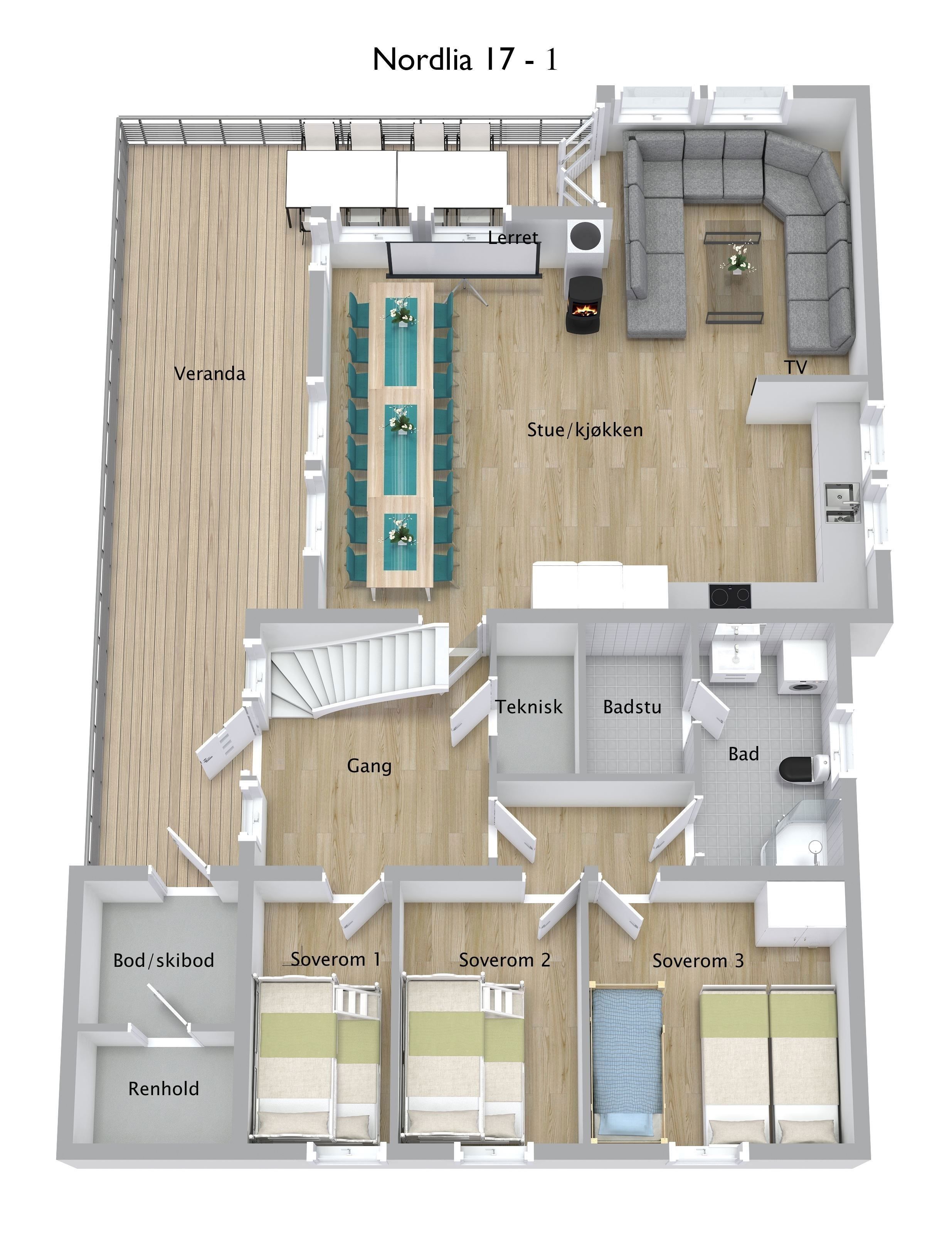 Floor plan nordlia 17