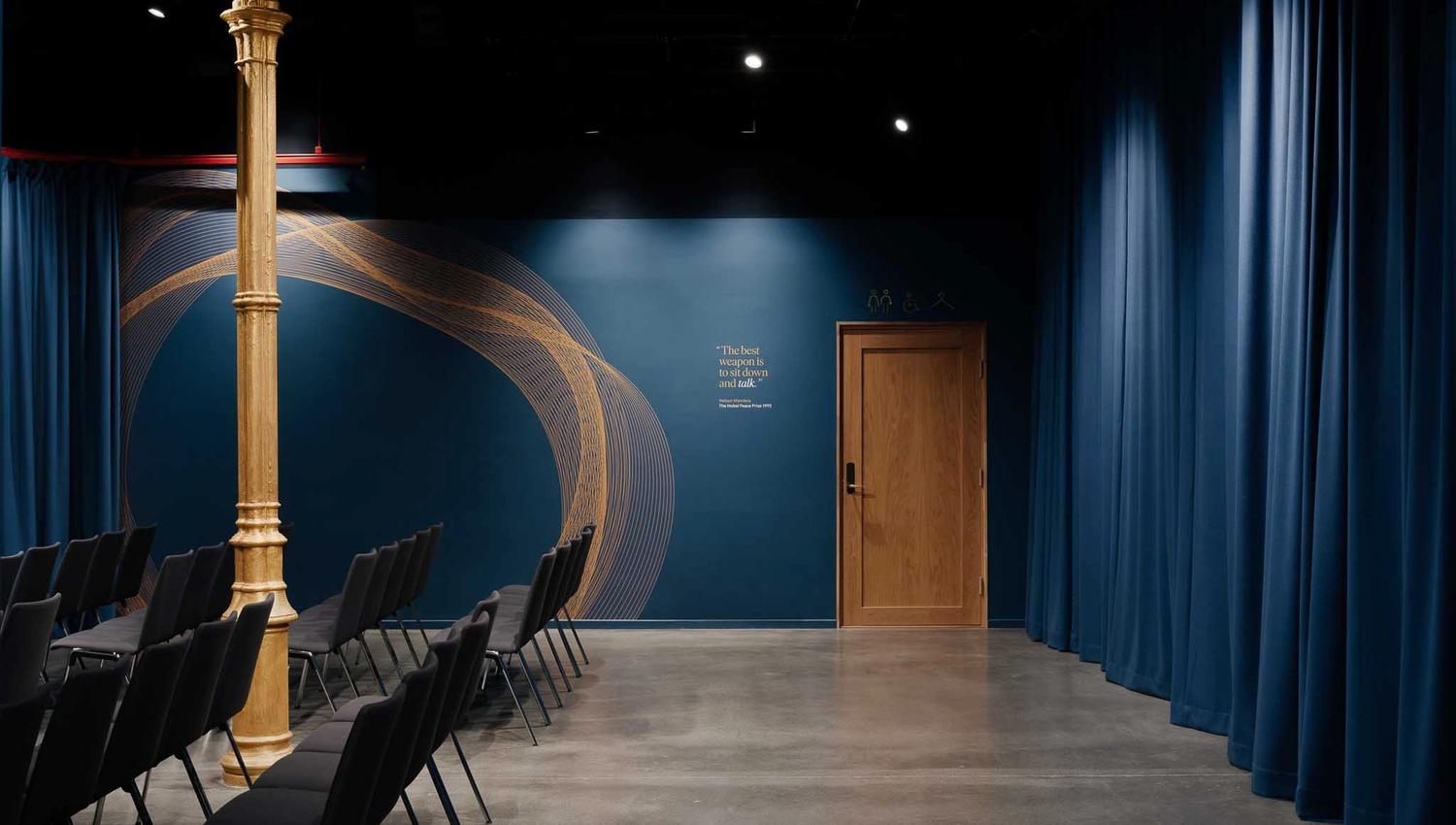 Empty meeting room
