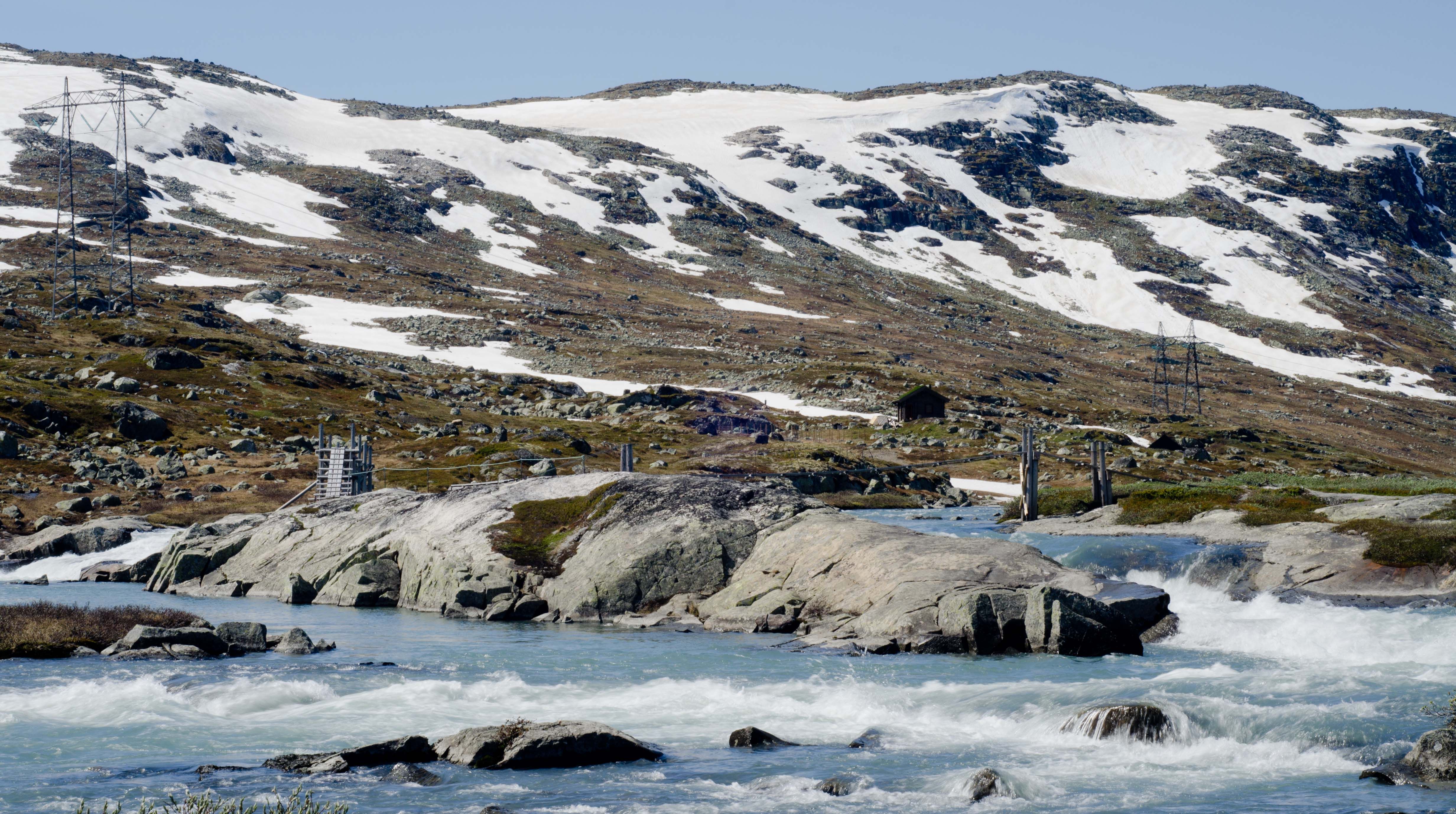 Bridge over the river Ustekveikja