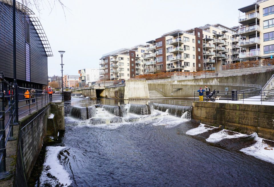 Akerselva ved Nydalen.
