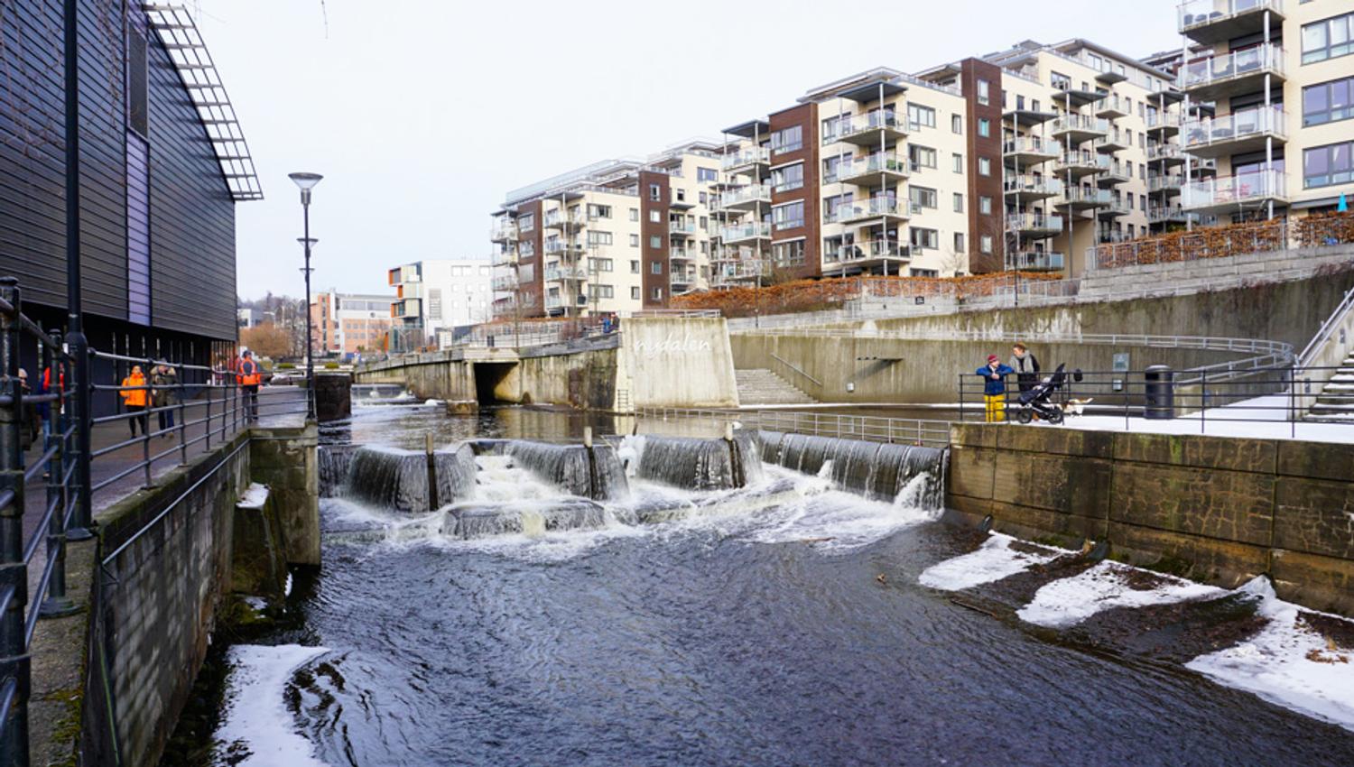Akerselva ved Nydalen.