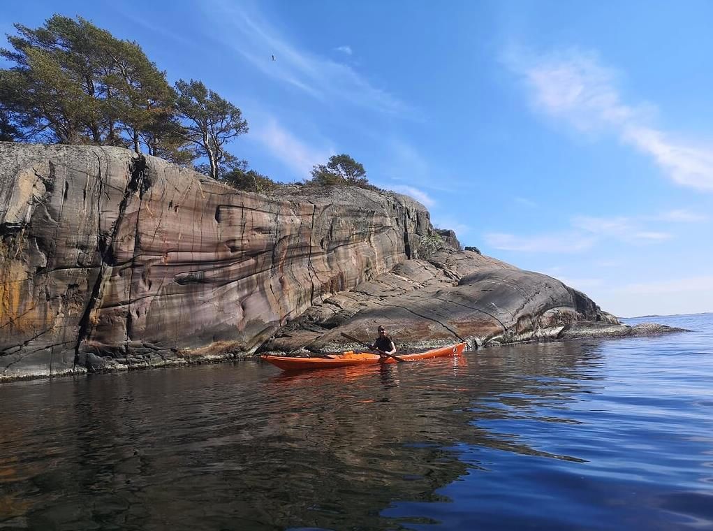 Kayaking with Tine Raisbæk in Vestfold and Telemark