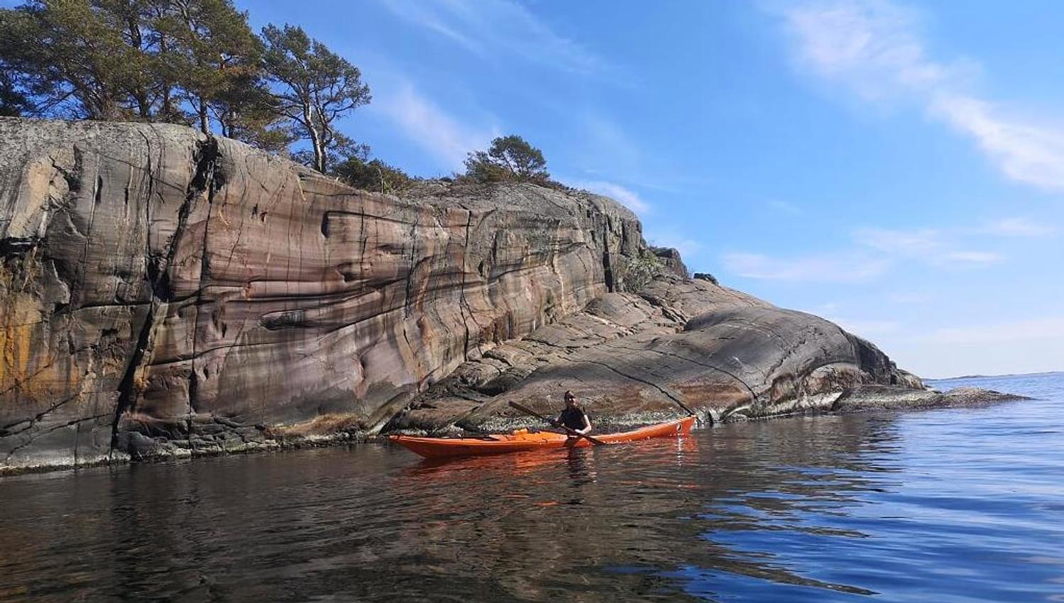 Kayaking with Tine Raisbæk in Vestfold and Telemark