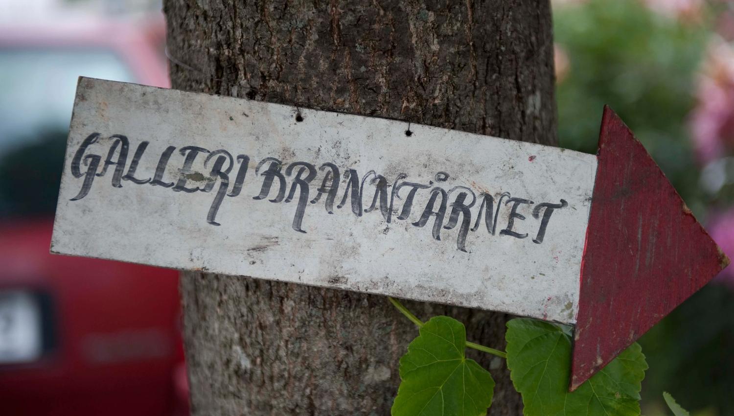 Galleri Branntårnet skilt