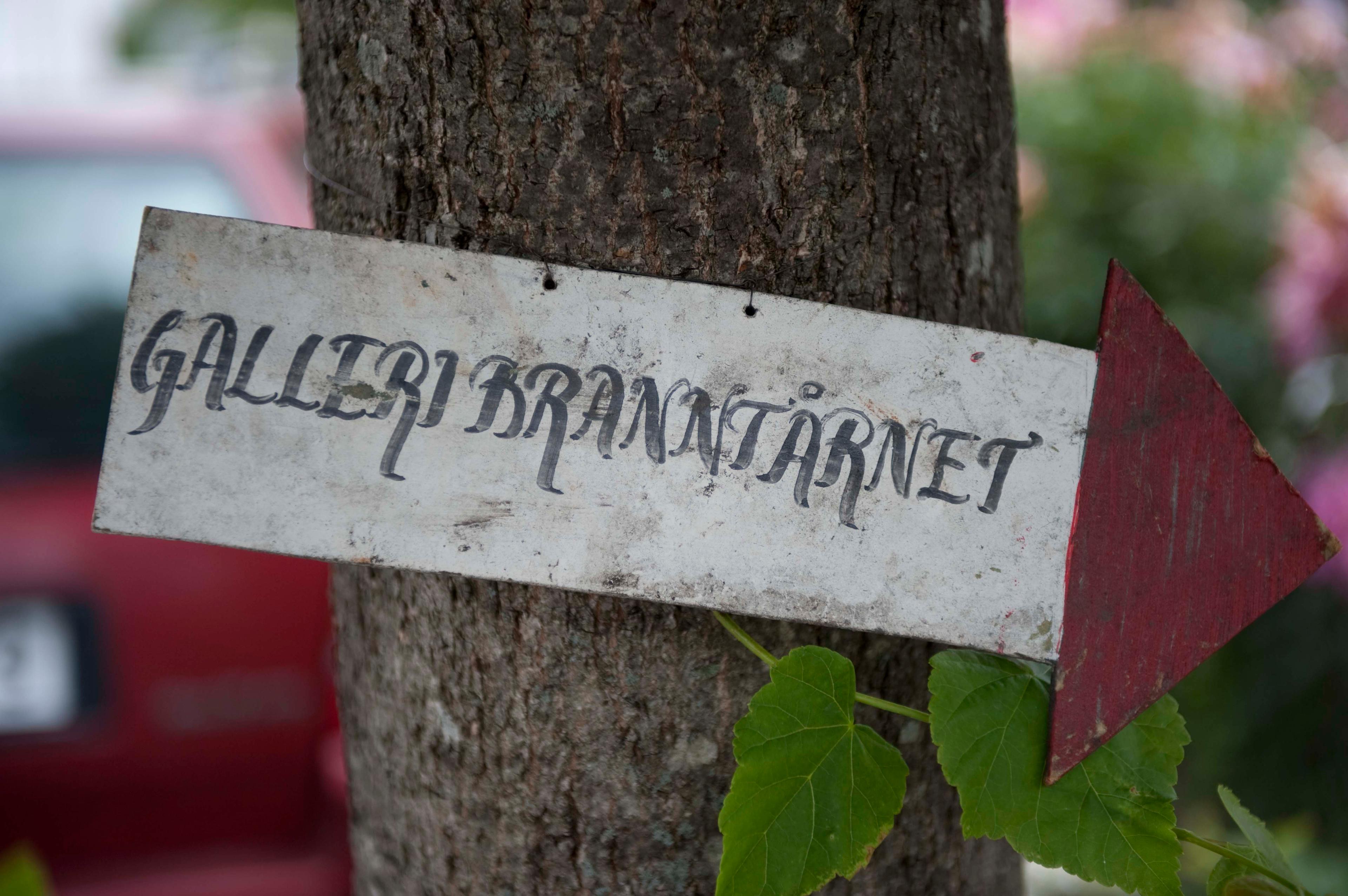 Galleri Branntårnet skilt