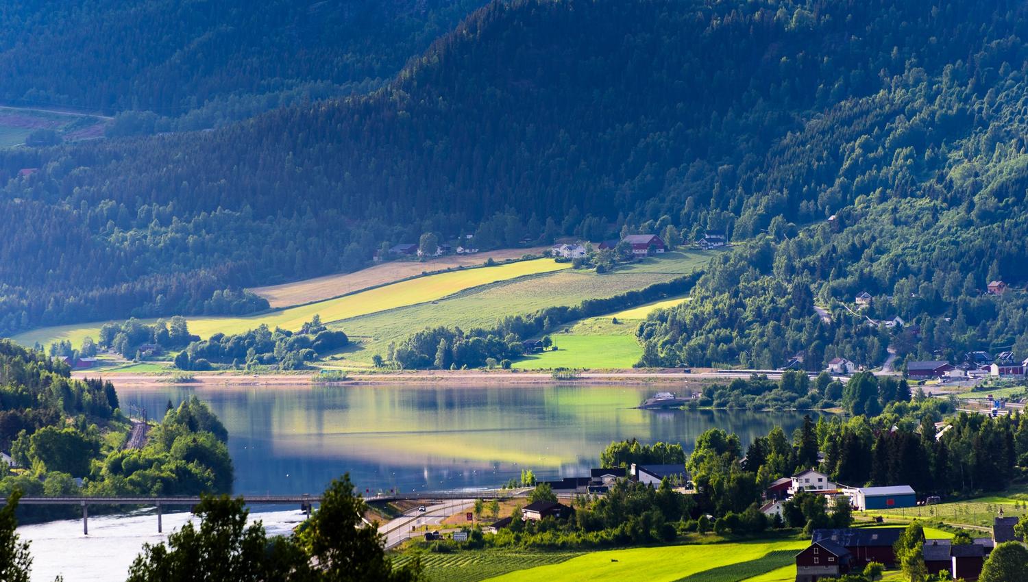 A view towards Lågen
