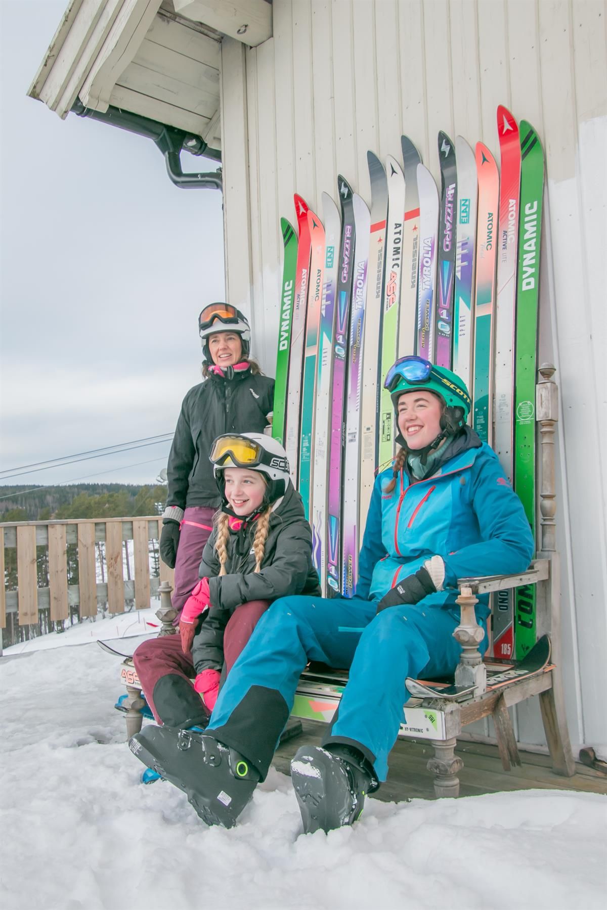 Ski benk