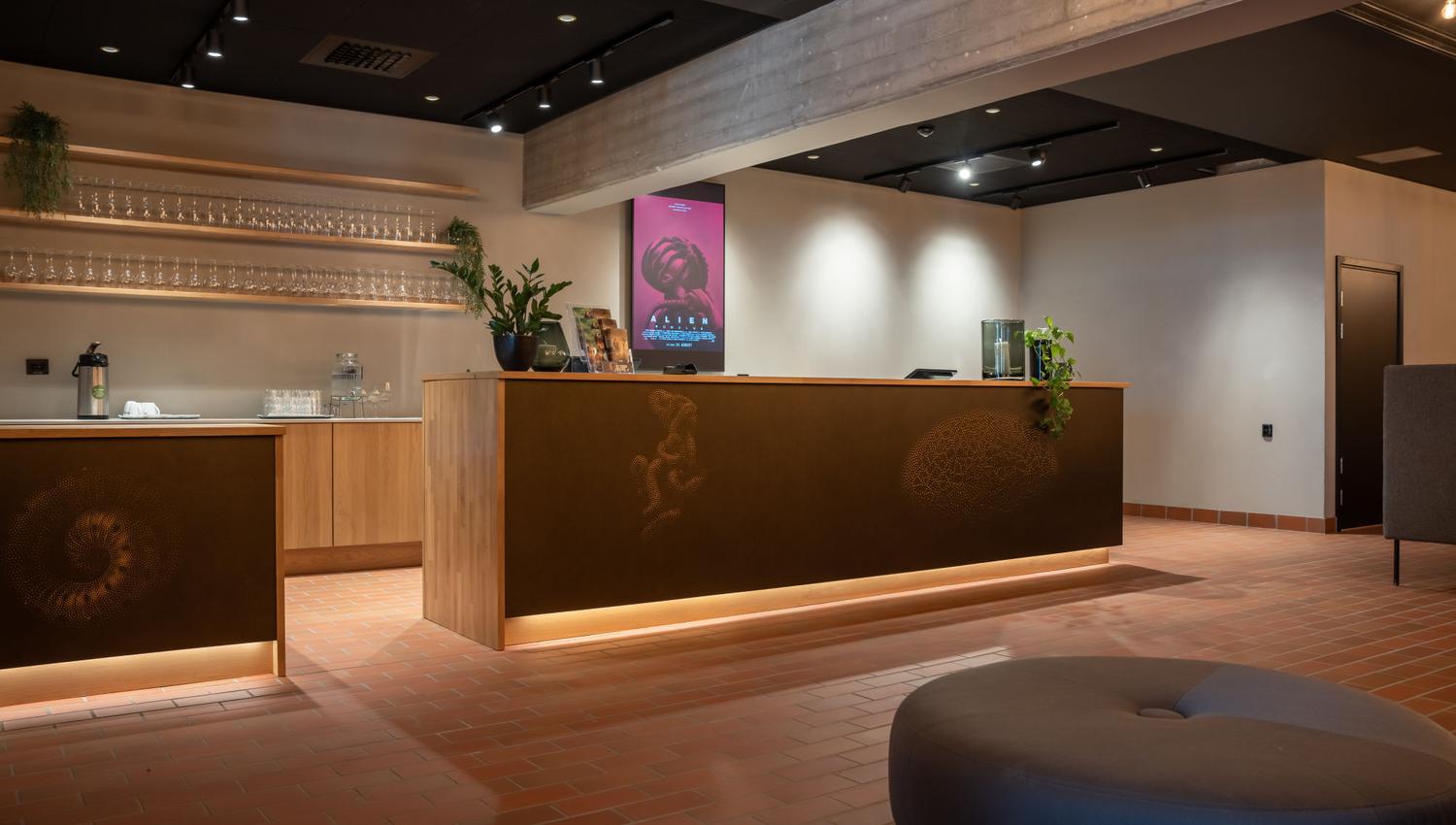 The cinema bar