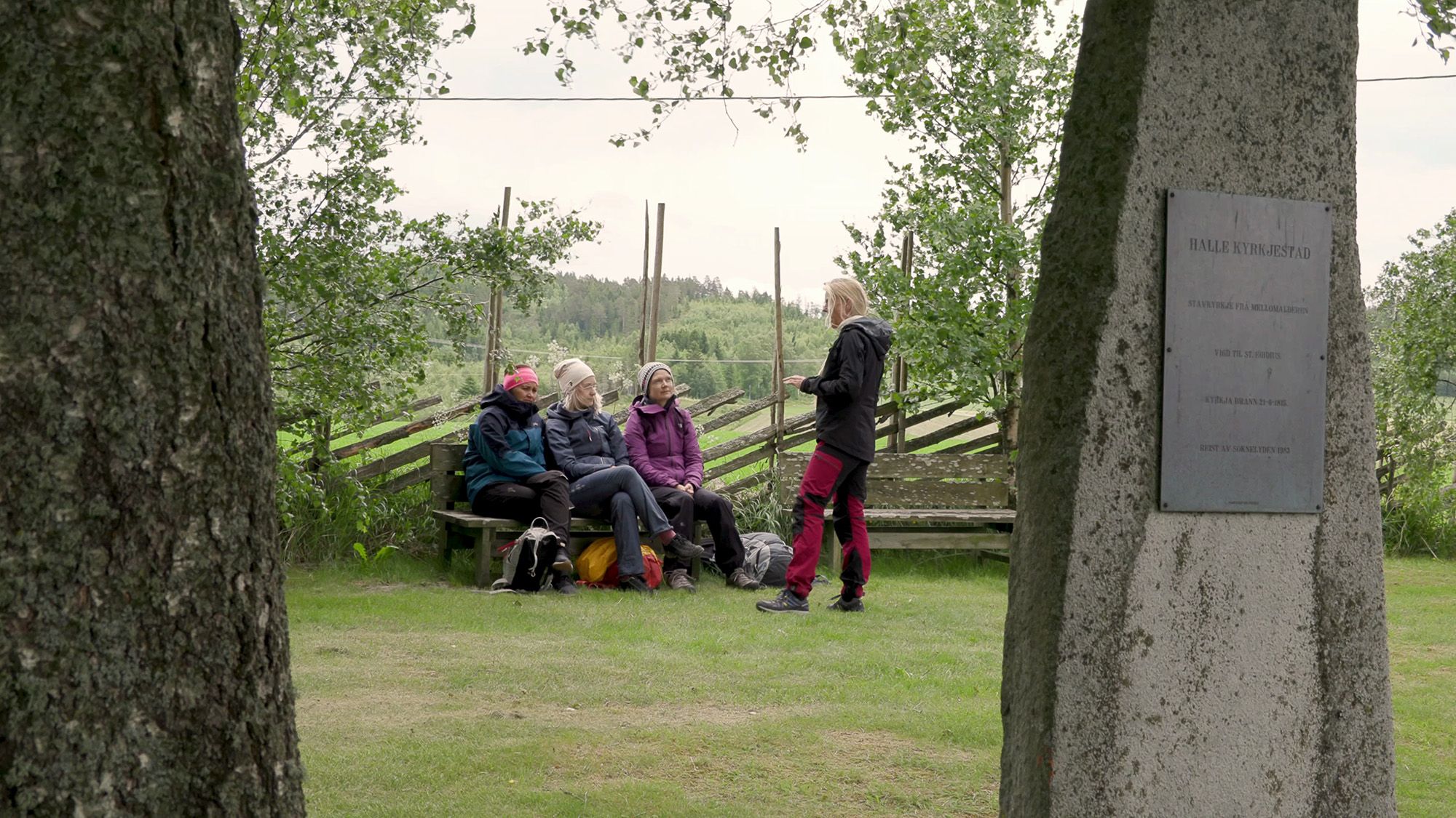 Halle kirkested - Damer på tur