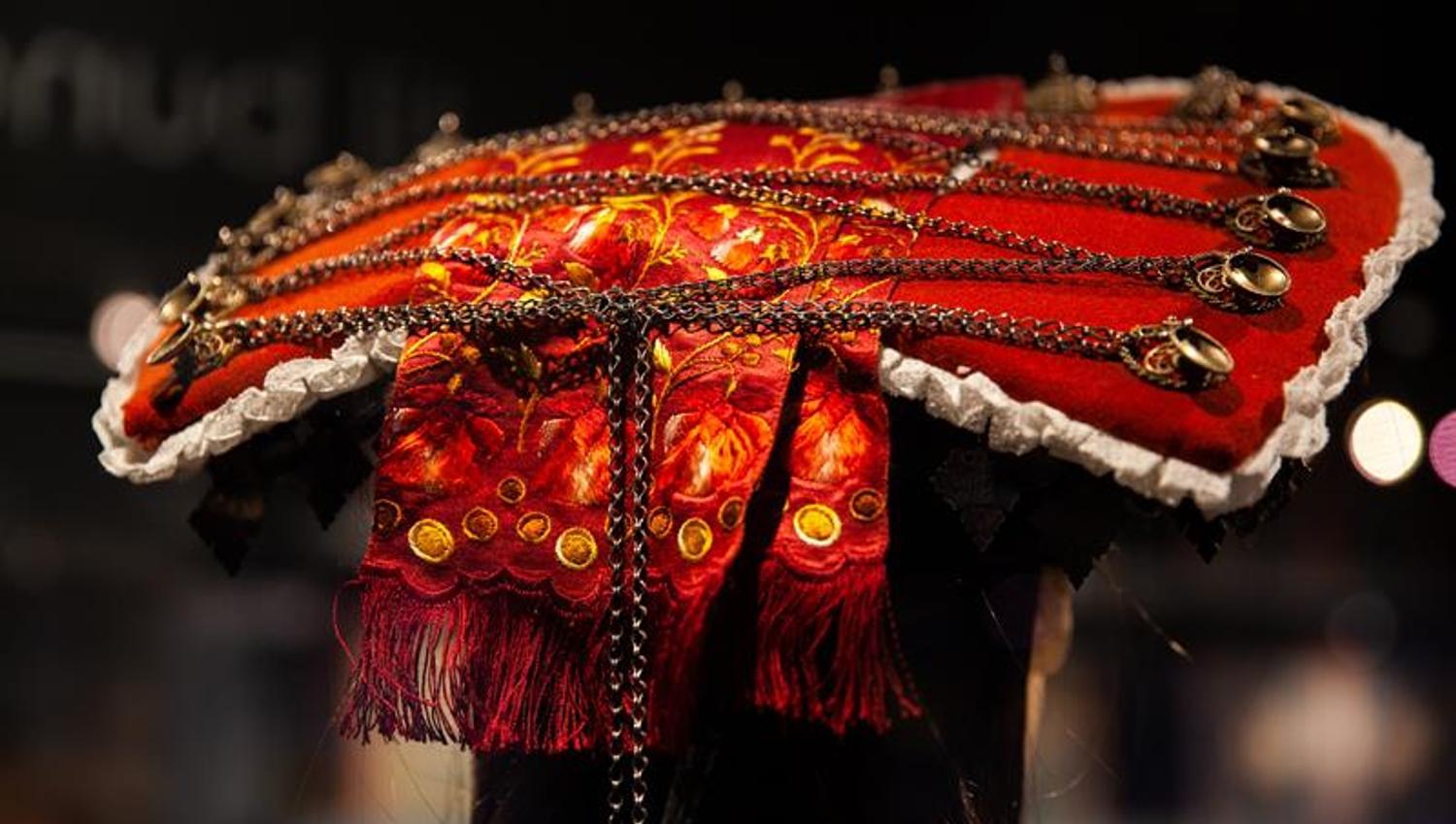 Bunad, brudelad utstilt på Vest-Telemark museum Eidsborg.