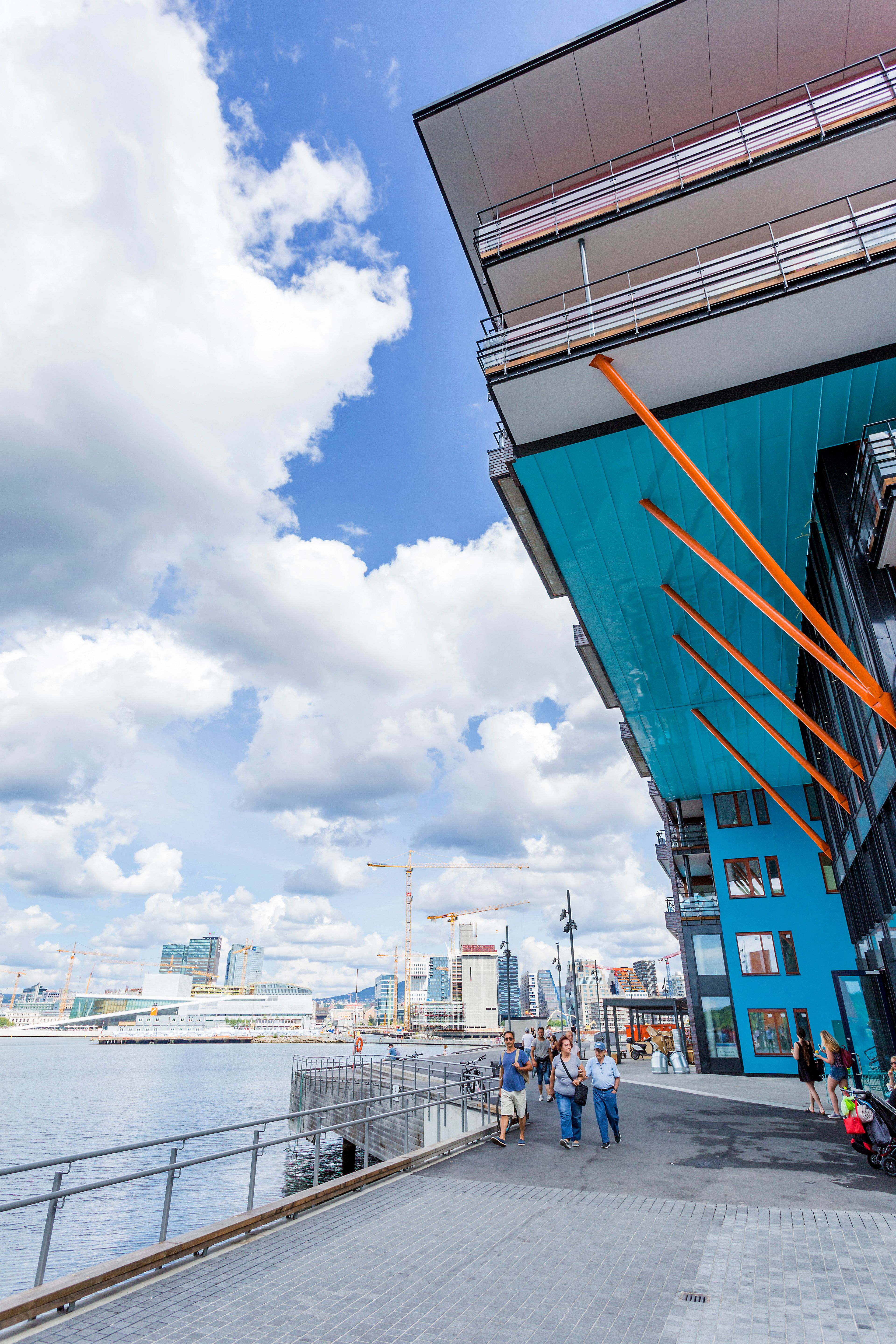 utsikt fra sørenga mot bjørvika