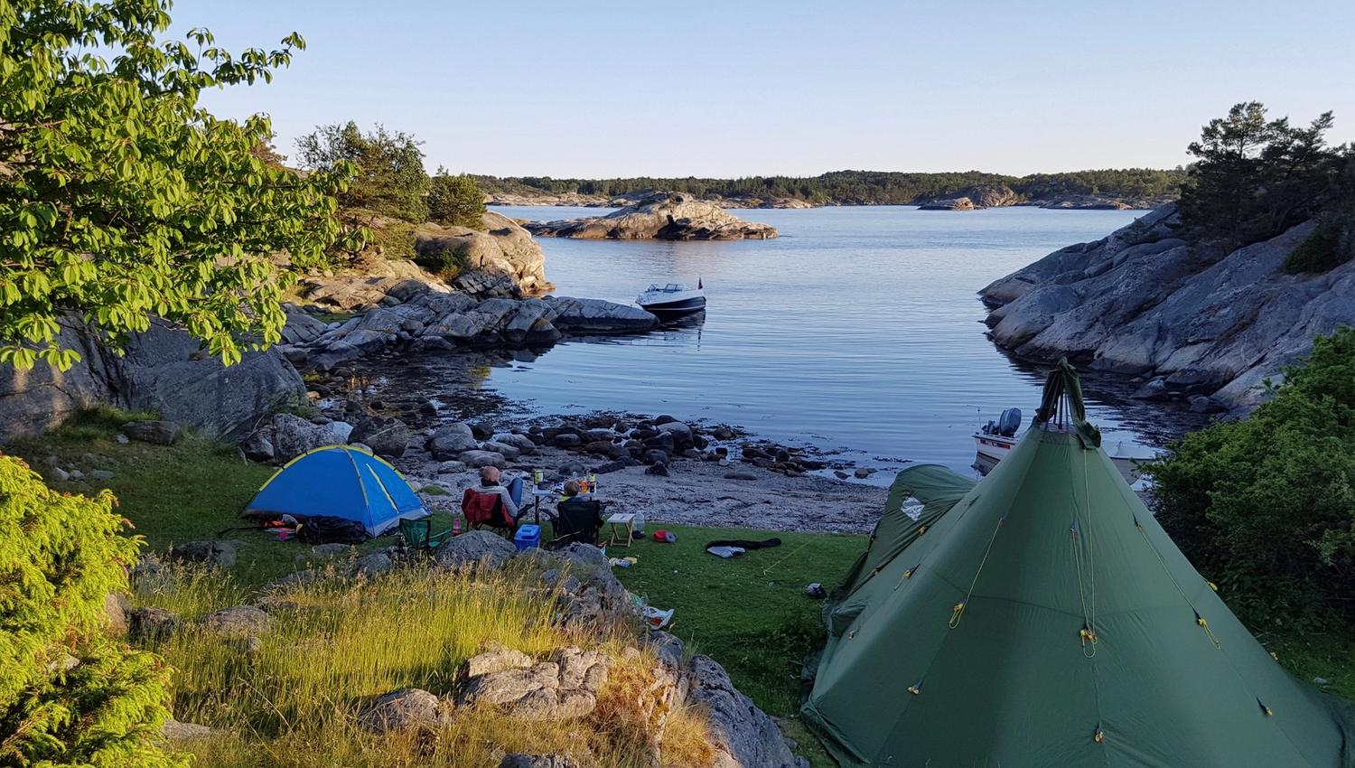 Skauerøya Lillesand camping
