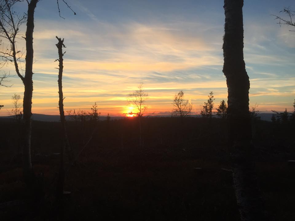 Vakker solnedgang, Finnskogen Adventures
