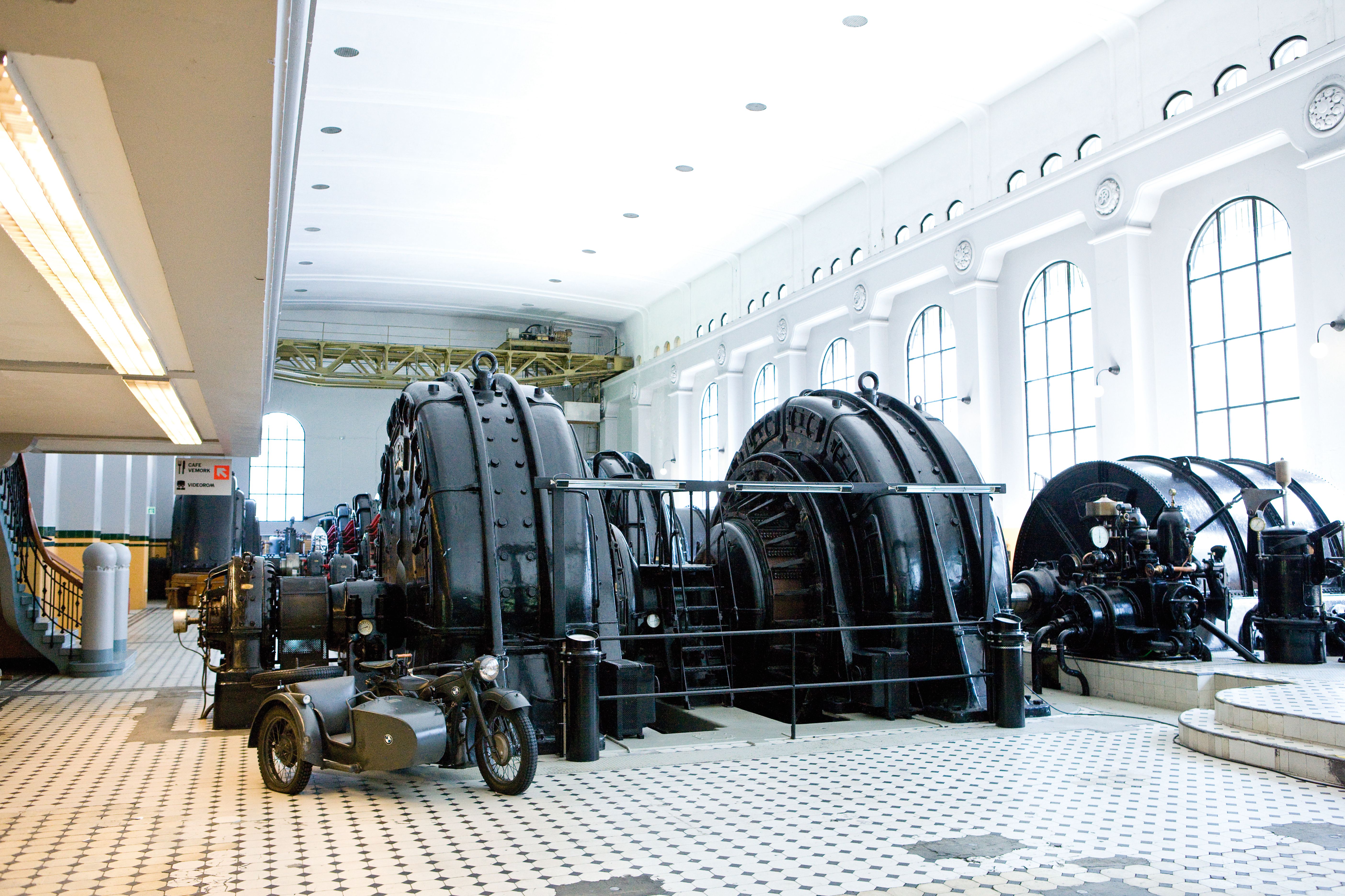 Maskinhallen på Vemork
