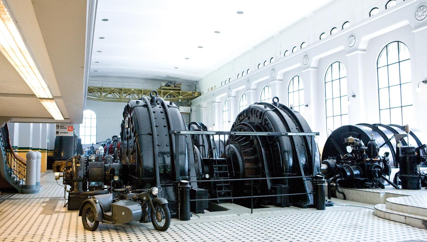 Maskinhallen på Vemork