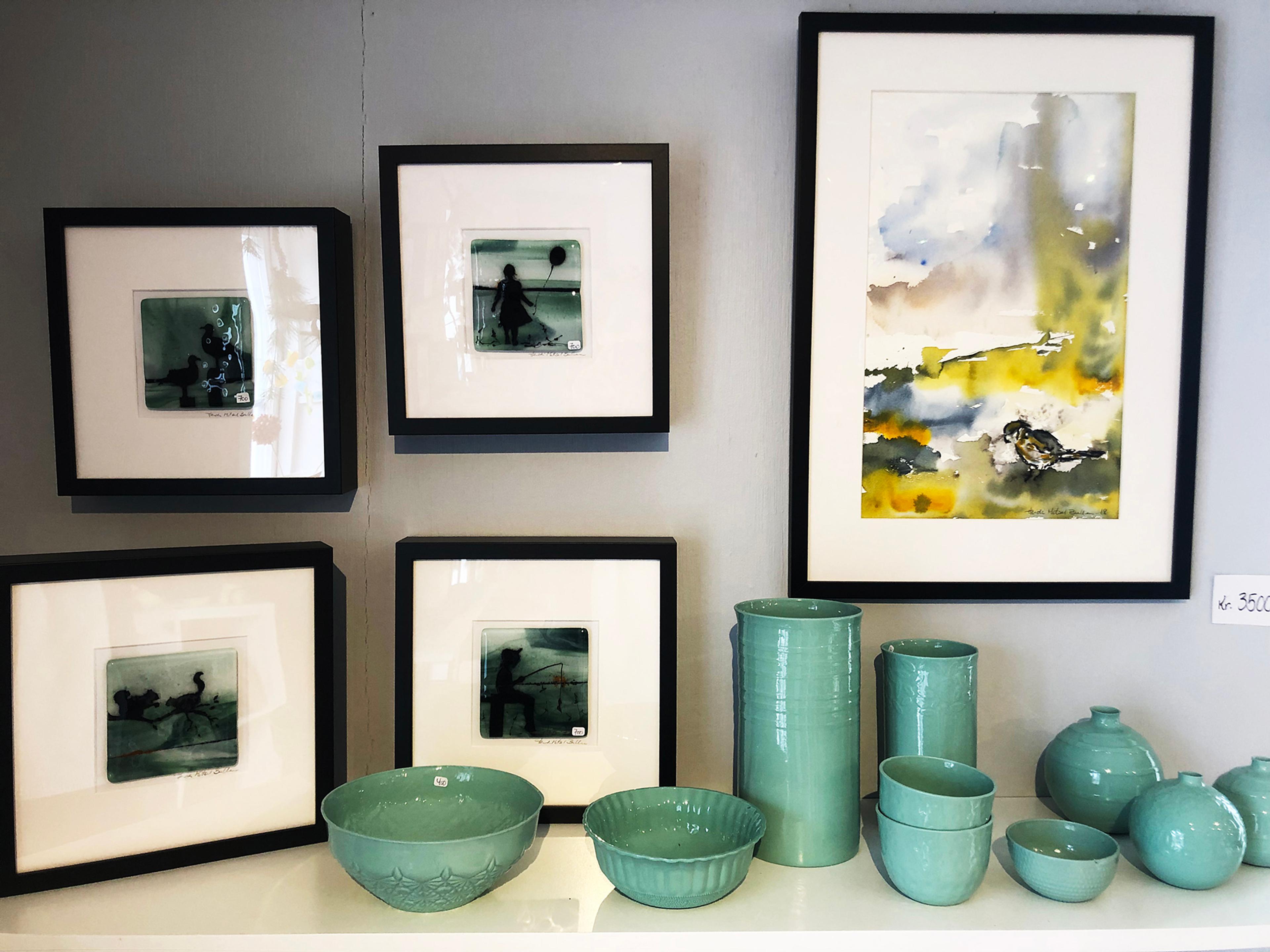 Bilder av kunst/dekor.