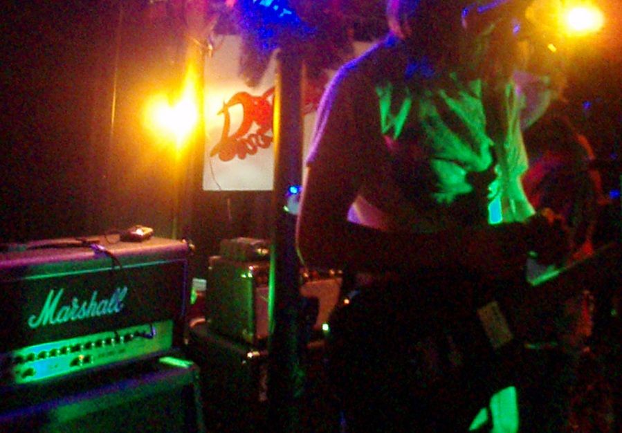 artists on stage