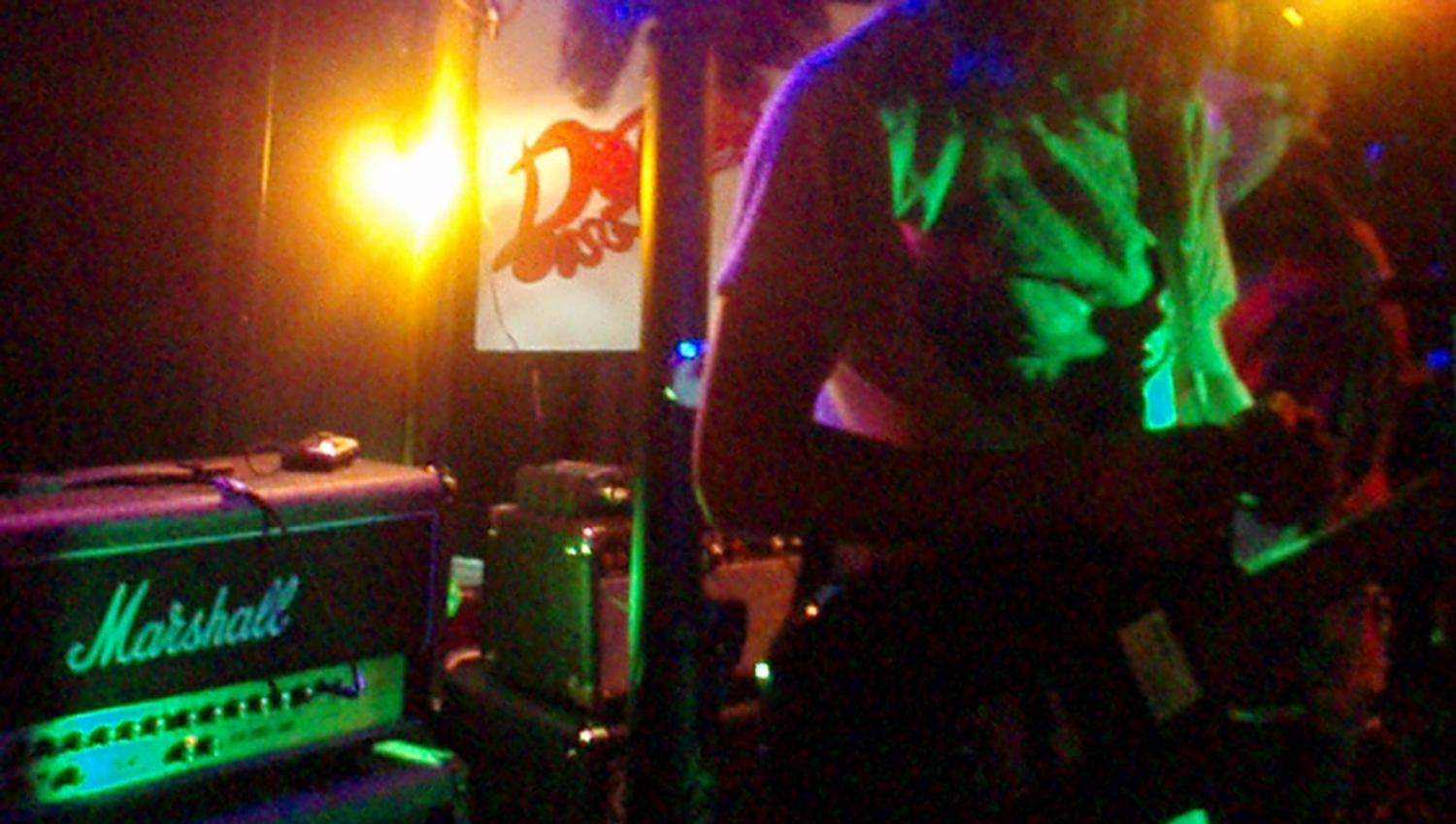 artists on stage