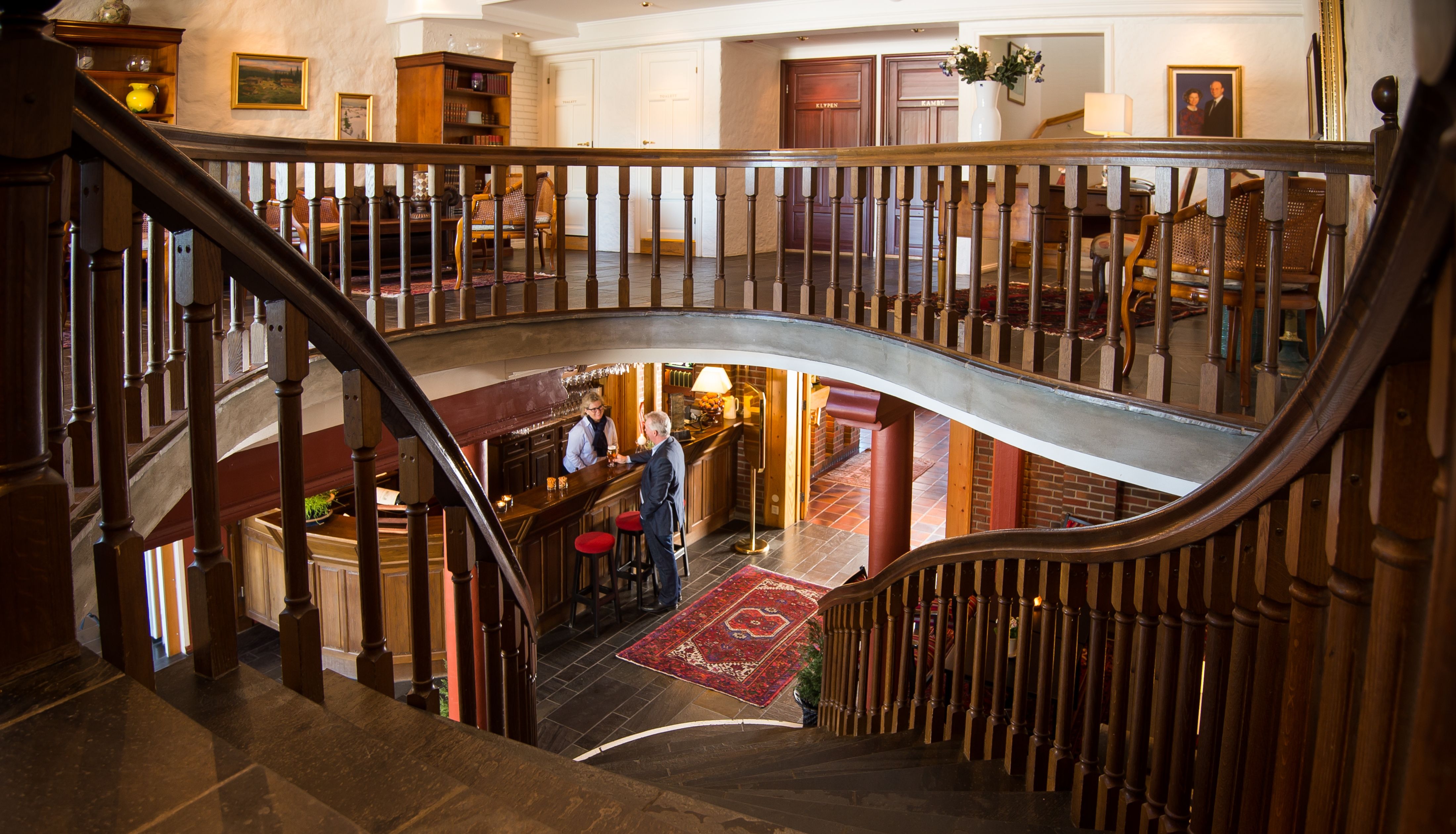 Lygnasæter Hotel bar og bibliotek