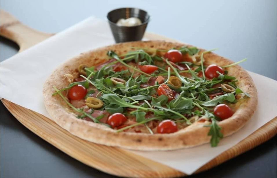 Pizza på Vierli kafeteria