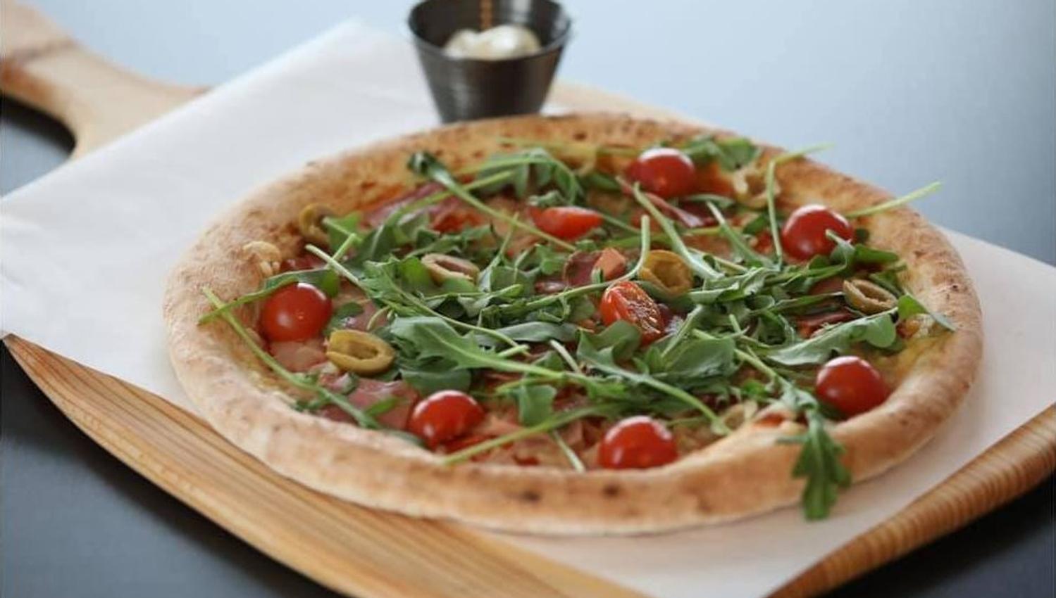 Pizza på Vierli kafeteria
