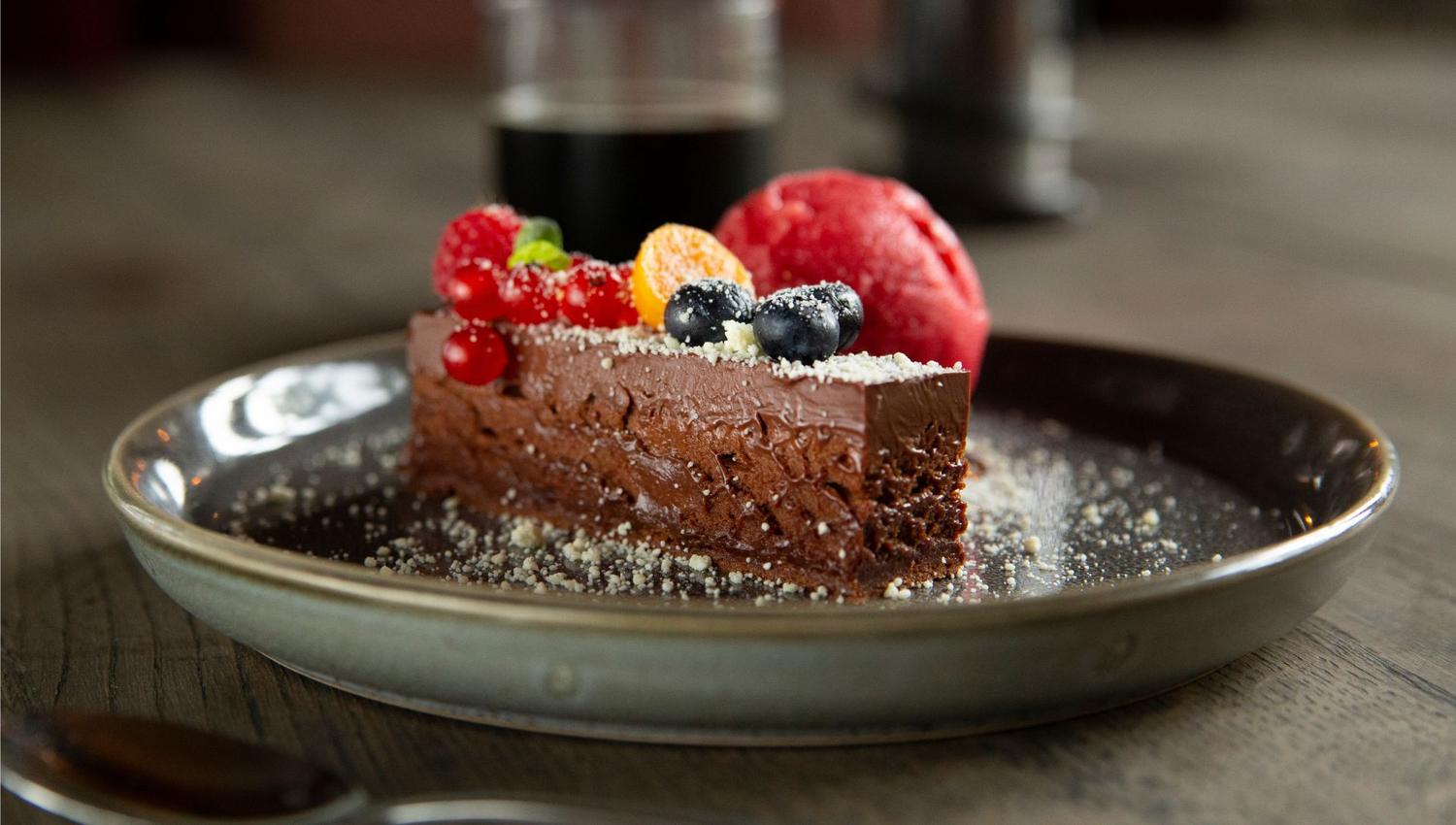 Flåmstova Restaurant Sjokoladekake