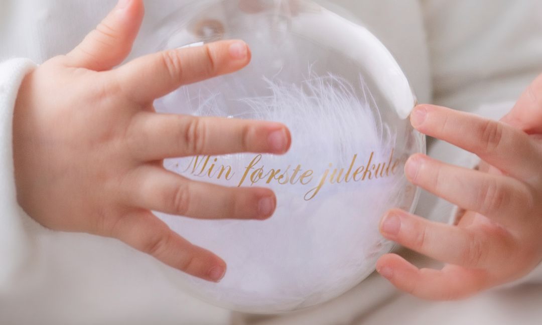 Min første julekule Magnor Glassverk