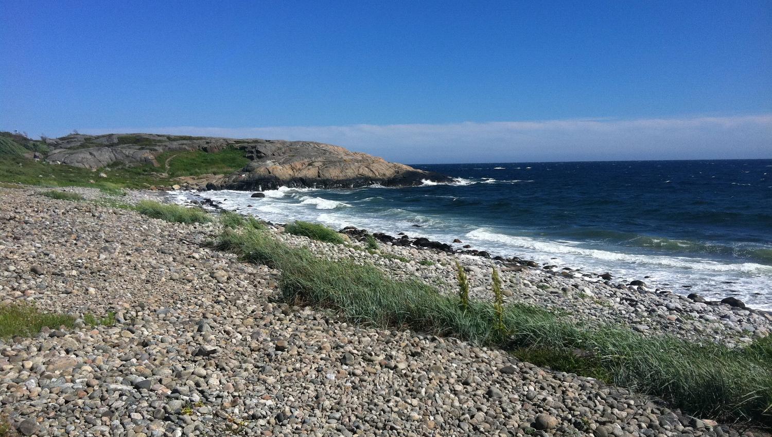 Rullesteinsstranda Spornesstrand, en gåtur fra Arendal Herregaard