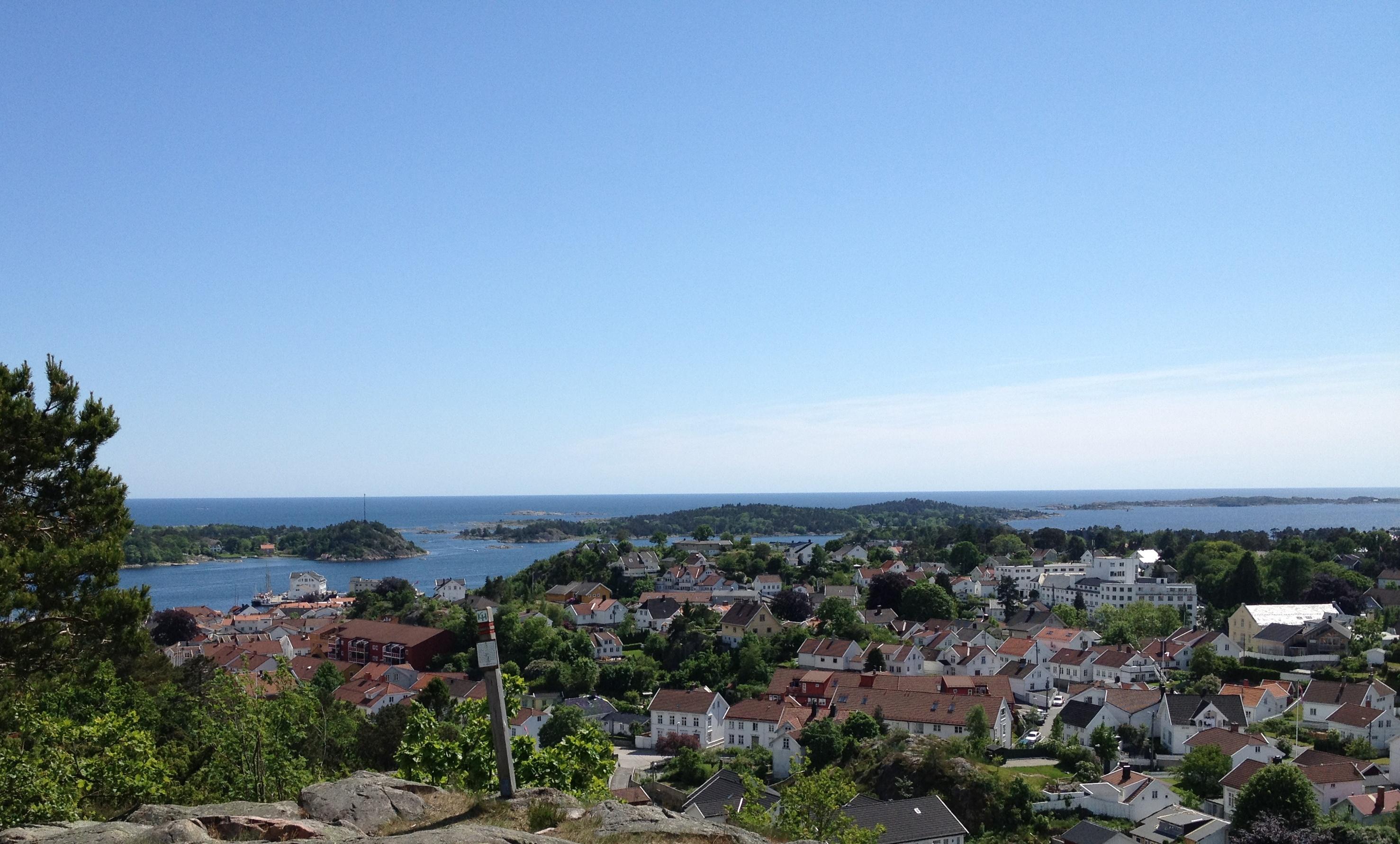 Utsikt fra Fløyheia - Hamsun Ruslespor