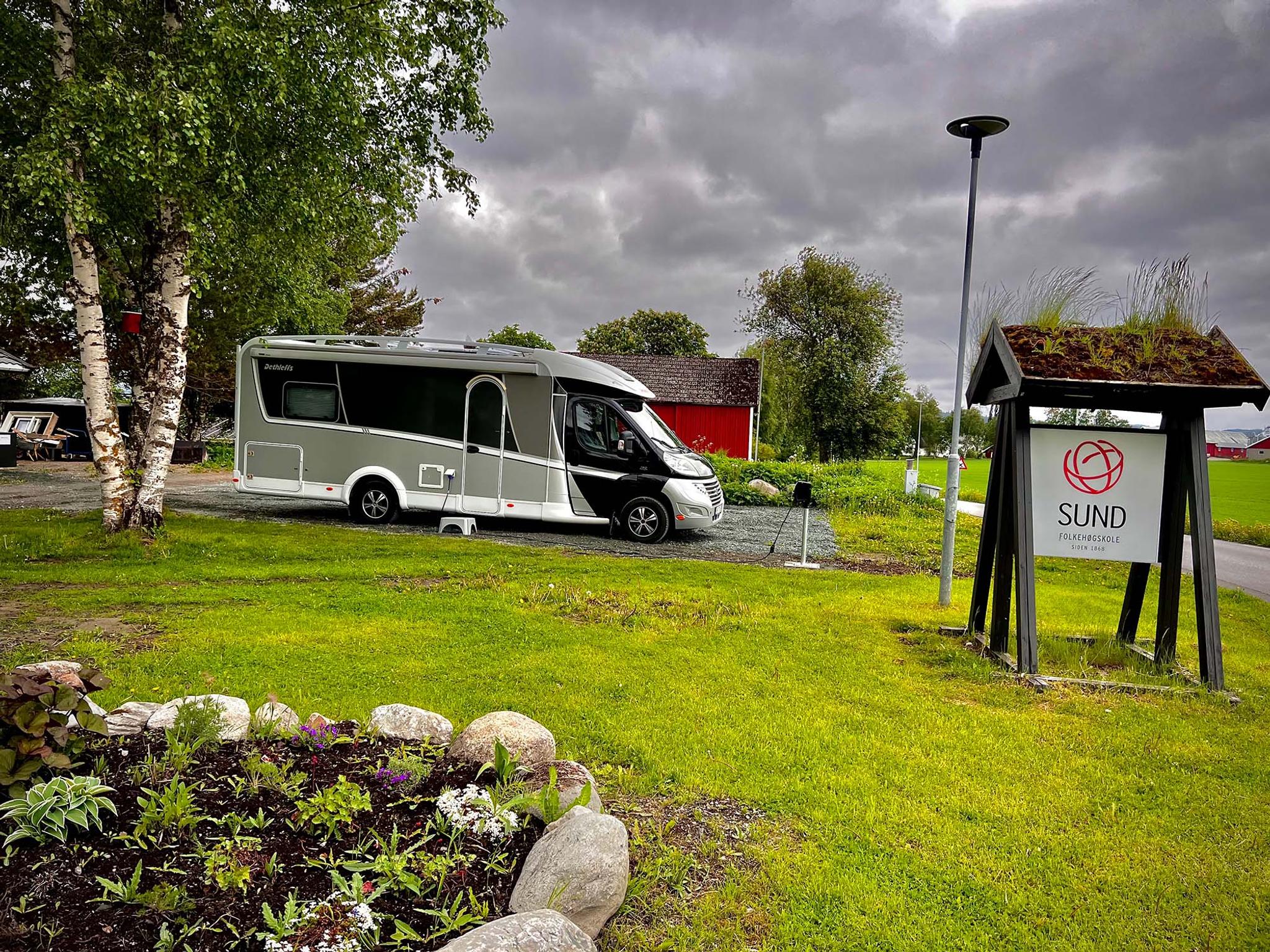 Bobil på Sund Sommerhotell