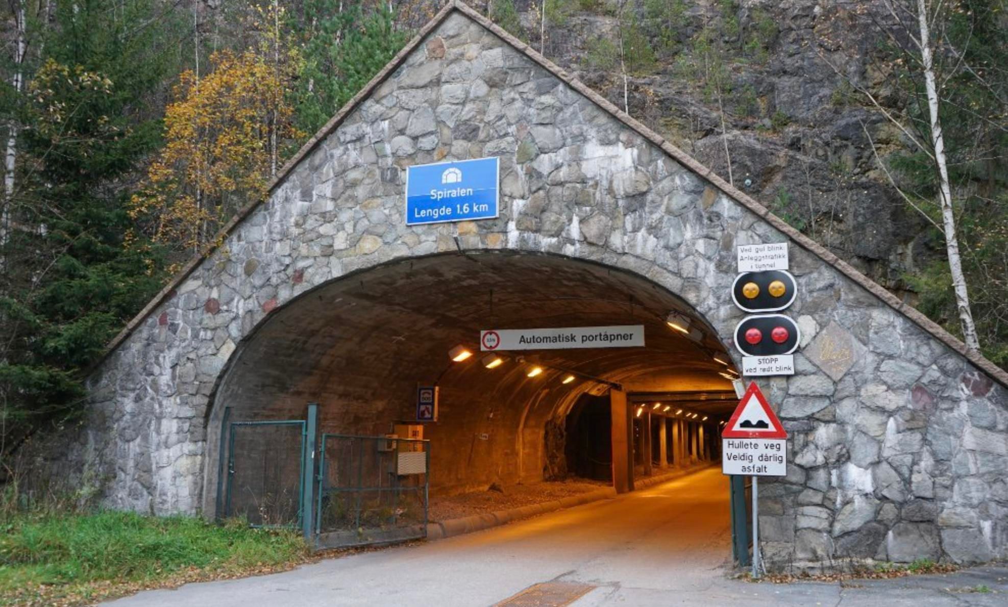 Spiralen, tunnel, severdighet, utsiktspunkt