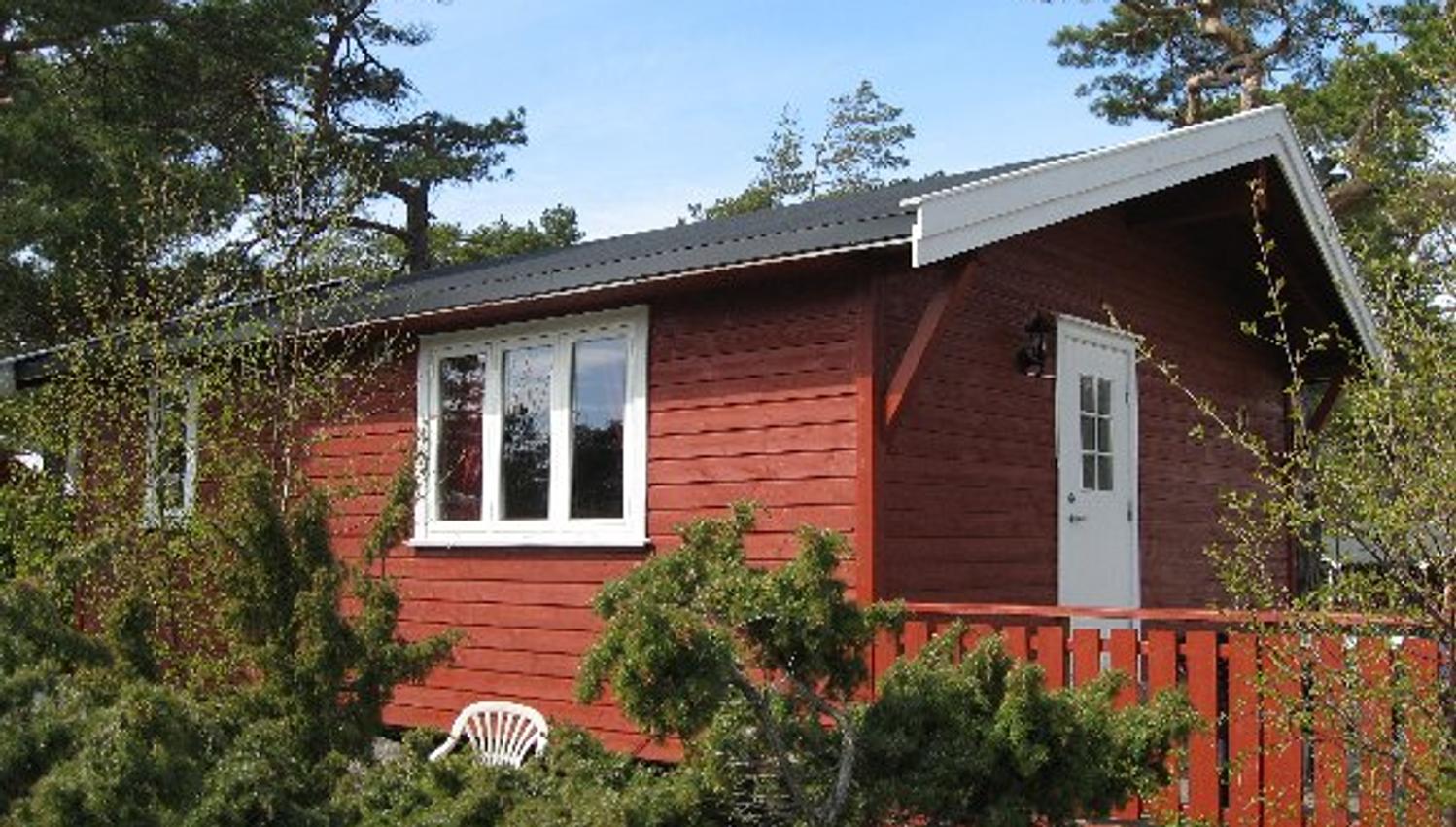 Rød hytte