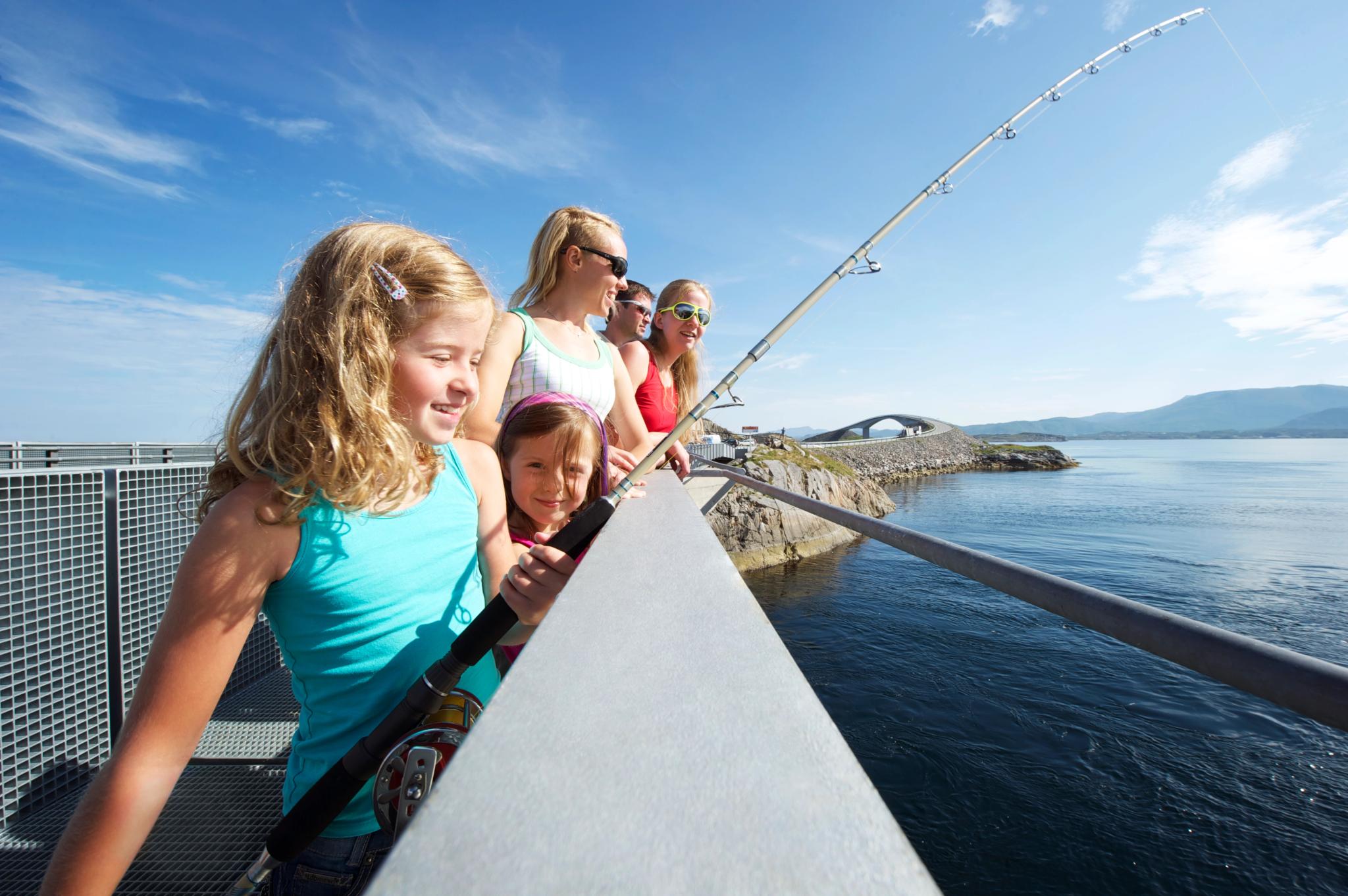 Fiske på egen hånd på Atlanterhavsveien