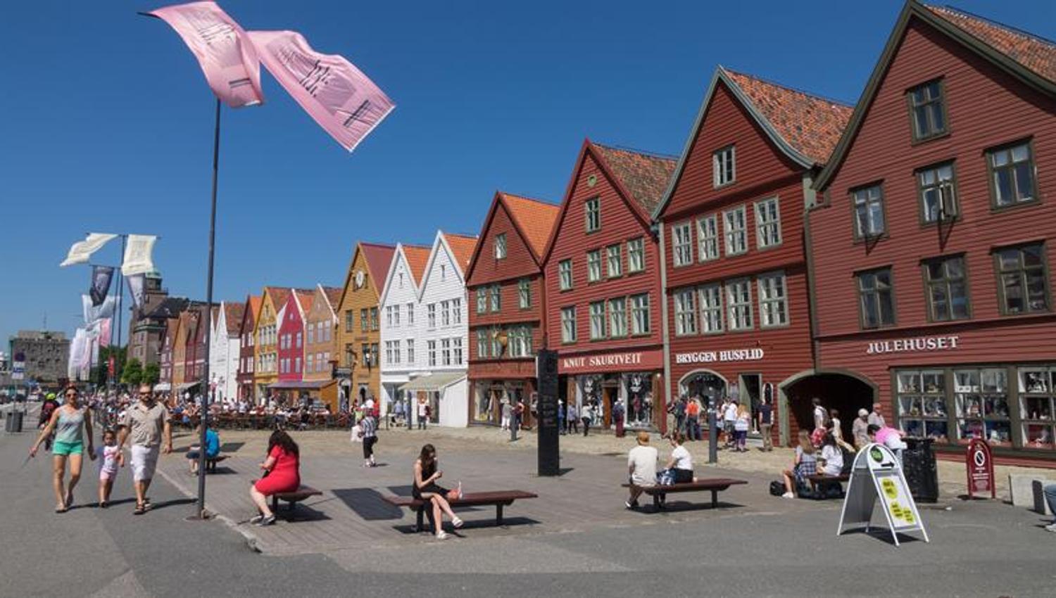 Se Bergen fra sykkelsetet