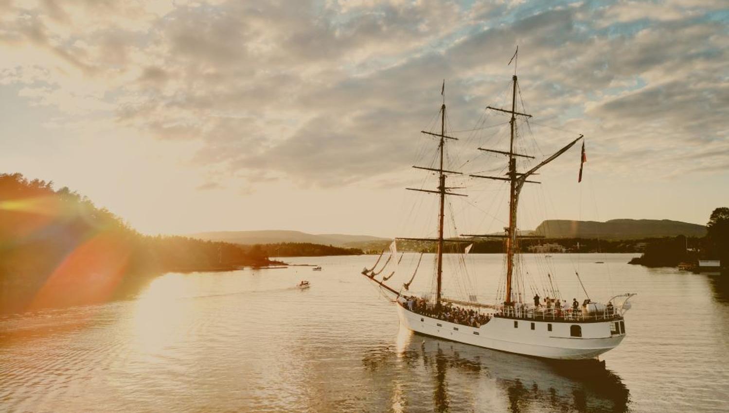 Fra du går om bord i skutene er historien der, med severdigheter hvor enn man ferdes