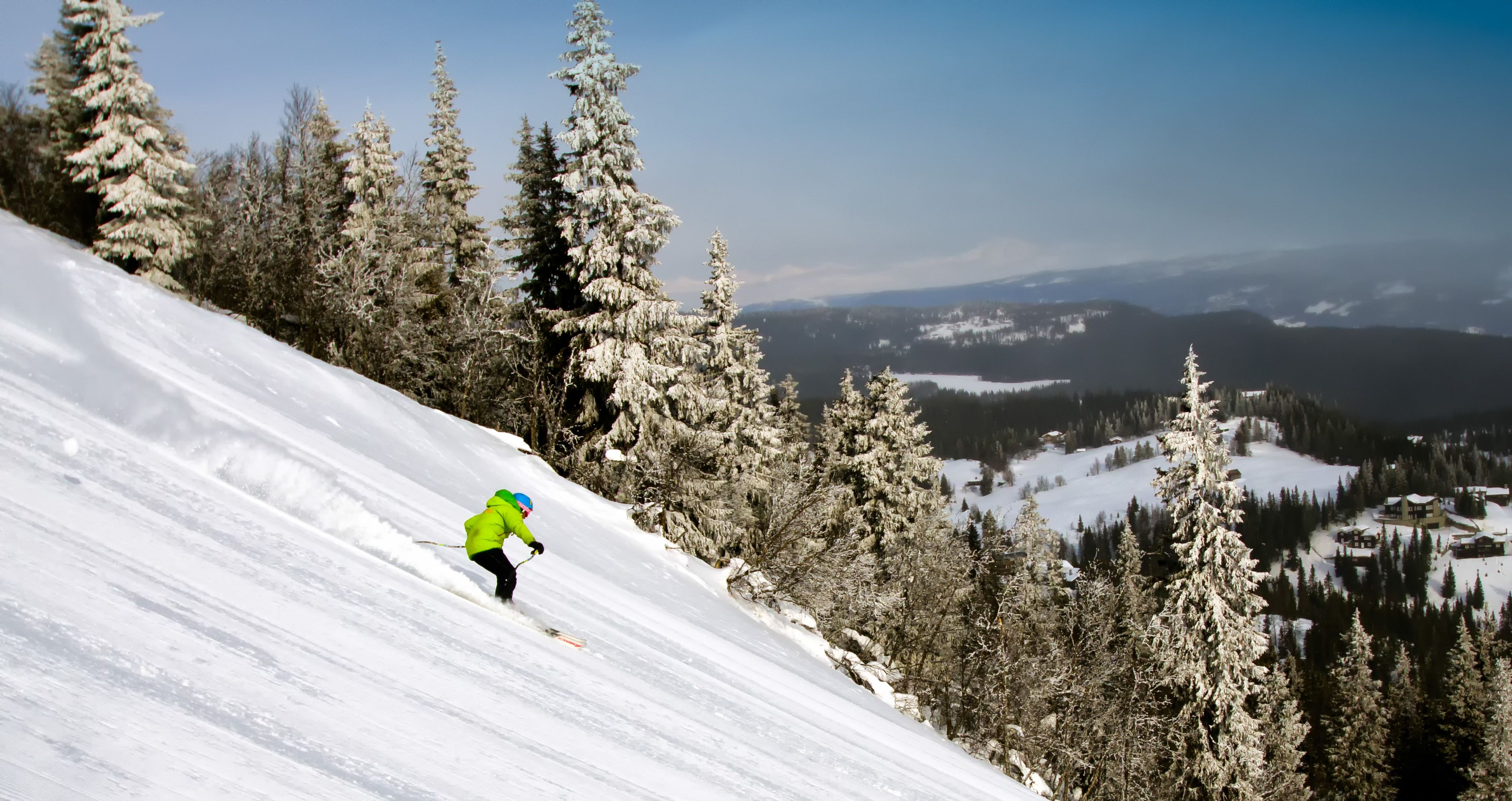 Alpine skiing in Kvitfjell