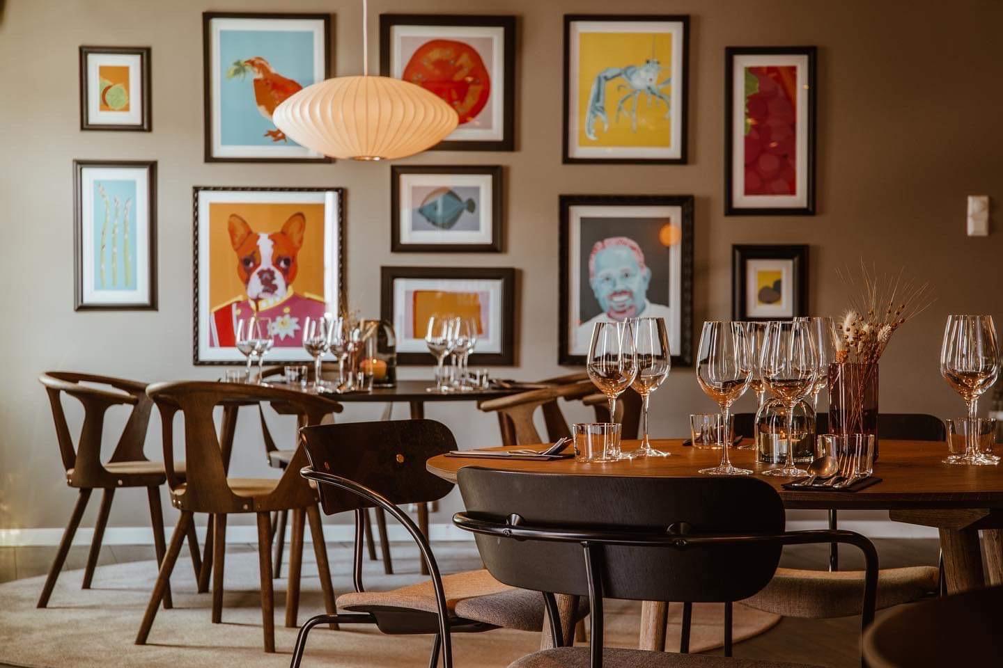 Inne på restauranten