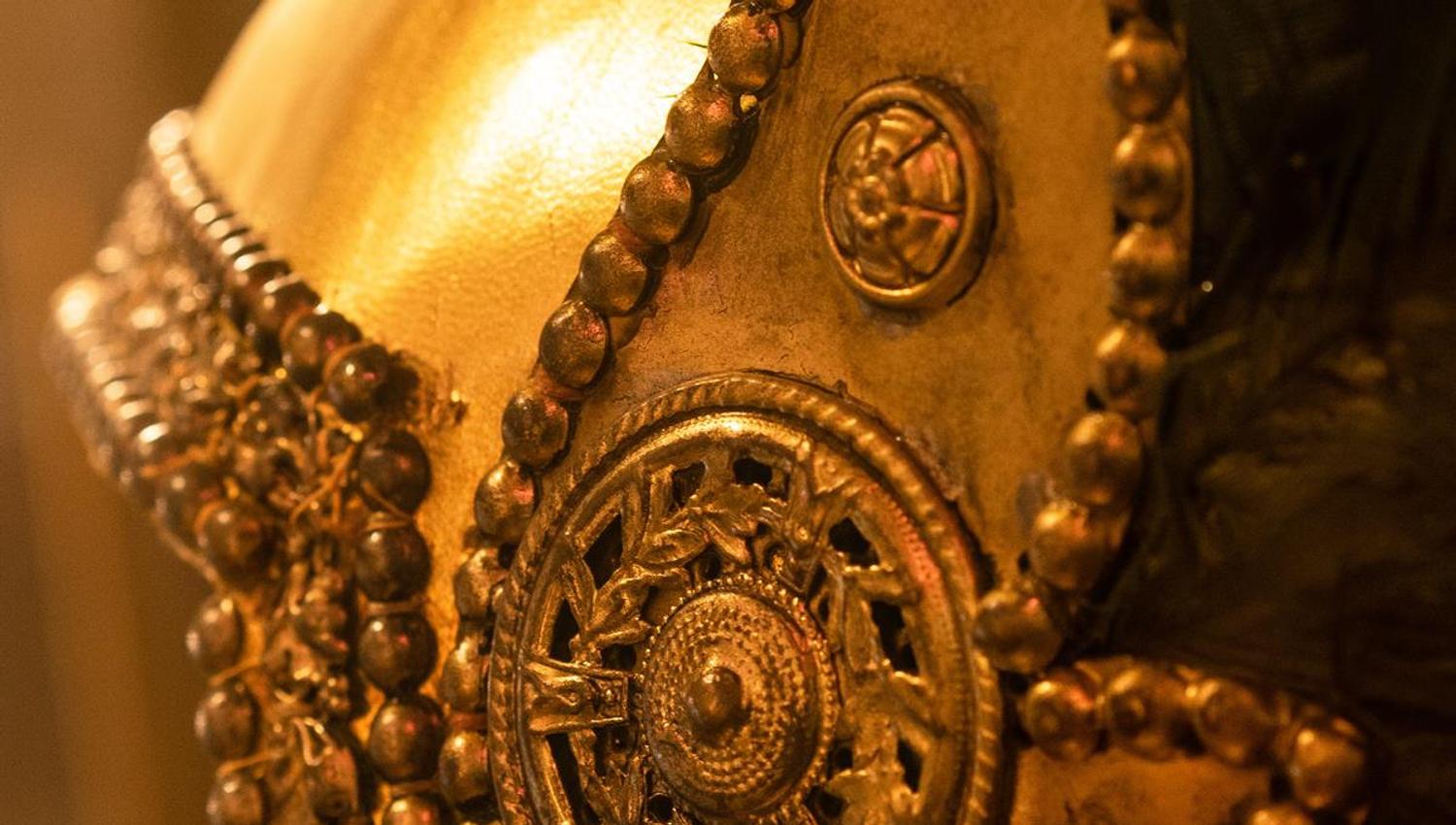 Kirsten Flagstad sin hjelm fra stykket Valkyrien