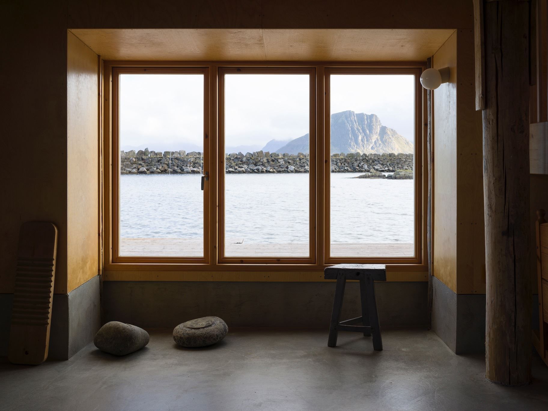 Utsikten fra første etasje i Salteriet